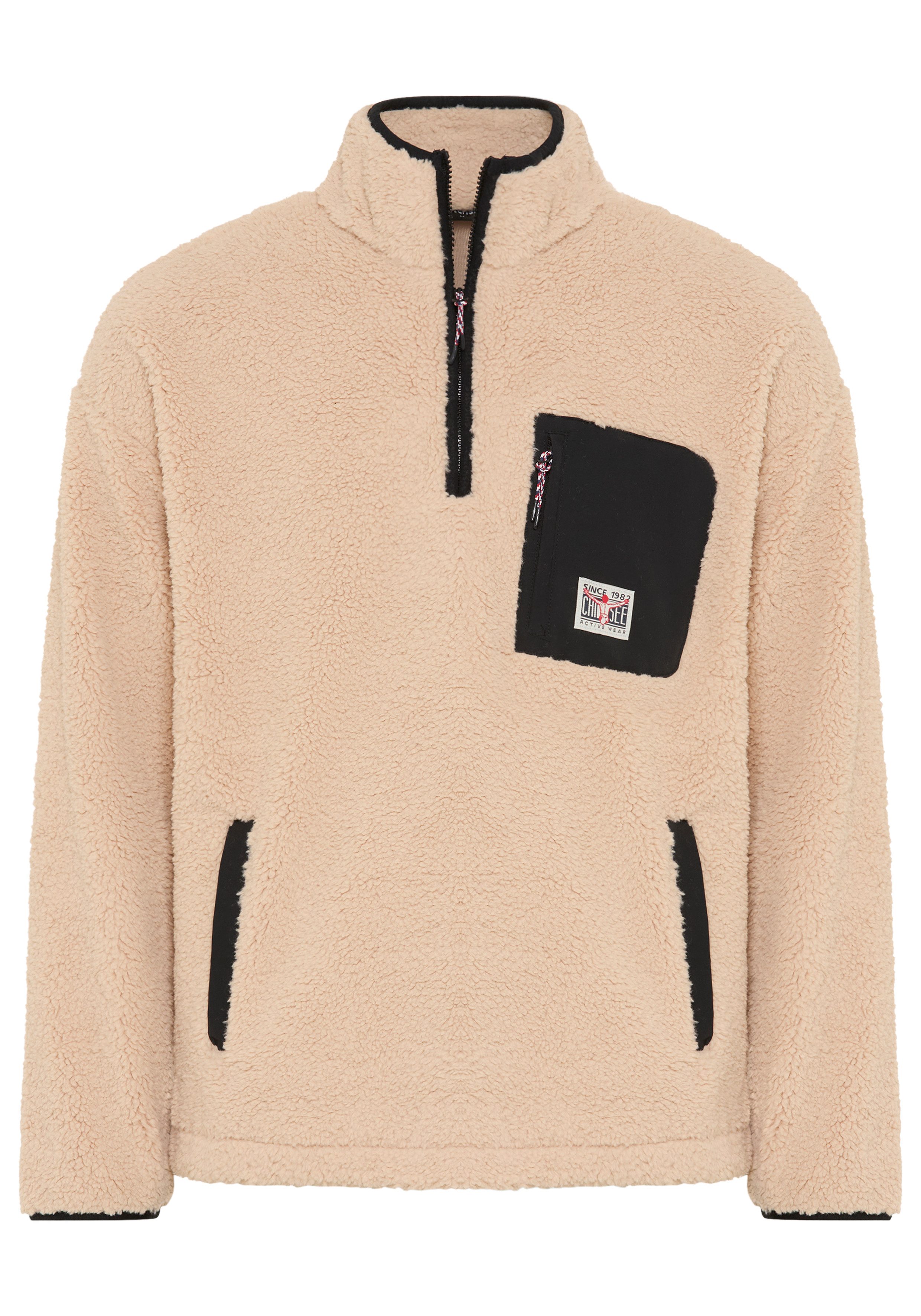 Chiemsee Strickfleece-Pullover Teddyfleecepullover günstig online kaufen