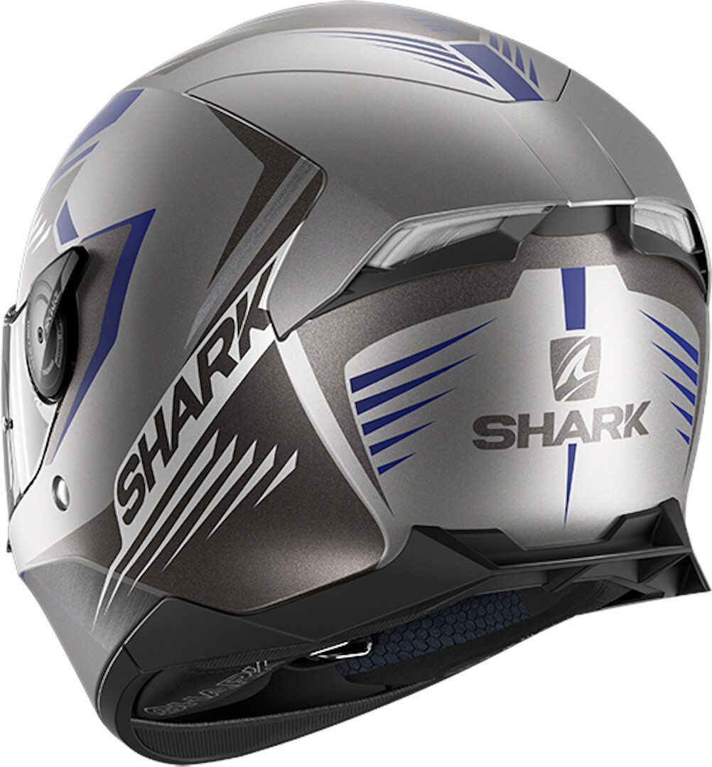 Shark Motorradhelm Skwal 2 Hallder Integralhelm, Vorbereitet Für Kommunikationssystem,integriertes Sonnenvisier