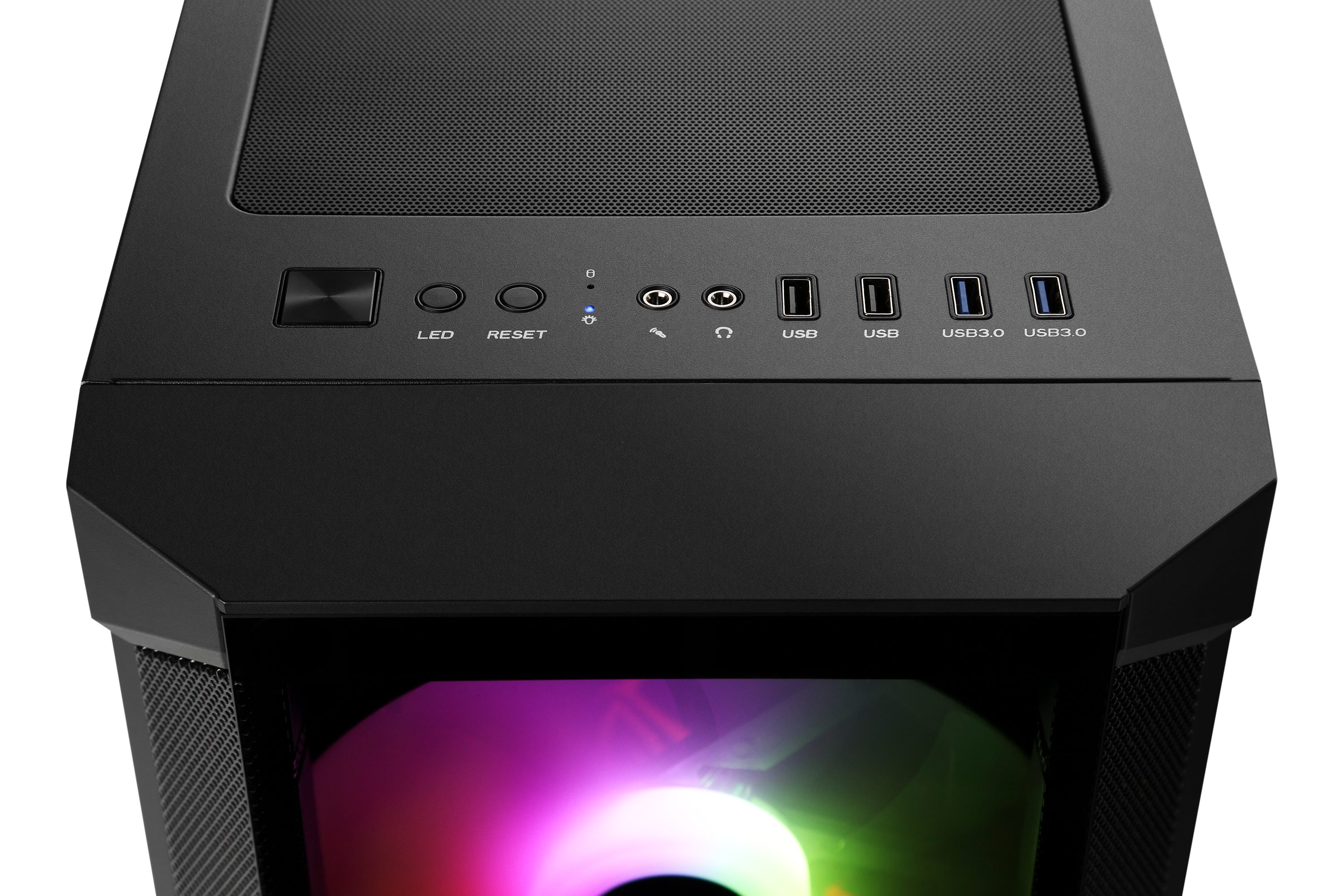 CSL Sprint L6112 Gaming-PC (AMD Ryzen 5 5600G, Radeon RX 6400, 16 GB RAM, 1000 GB SSD, Luftkühlung)