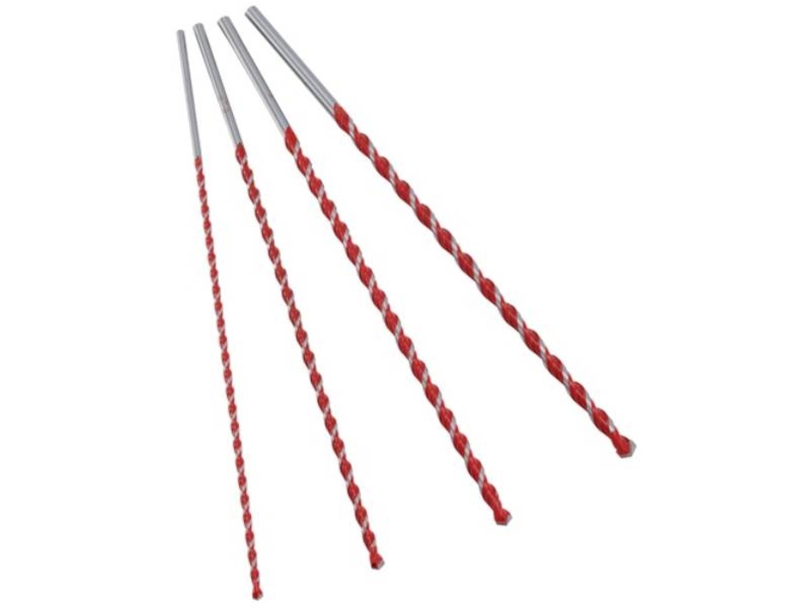 Alpen Bohrersatz ALPEN 100808100 Bohrersatz Profi Multicut Box 4 teilig 6, 8, 10, 12x4