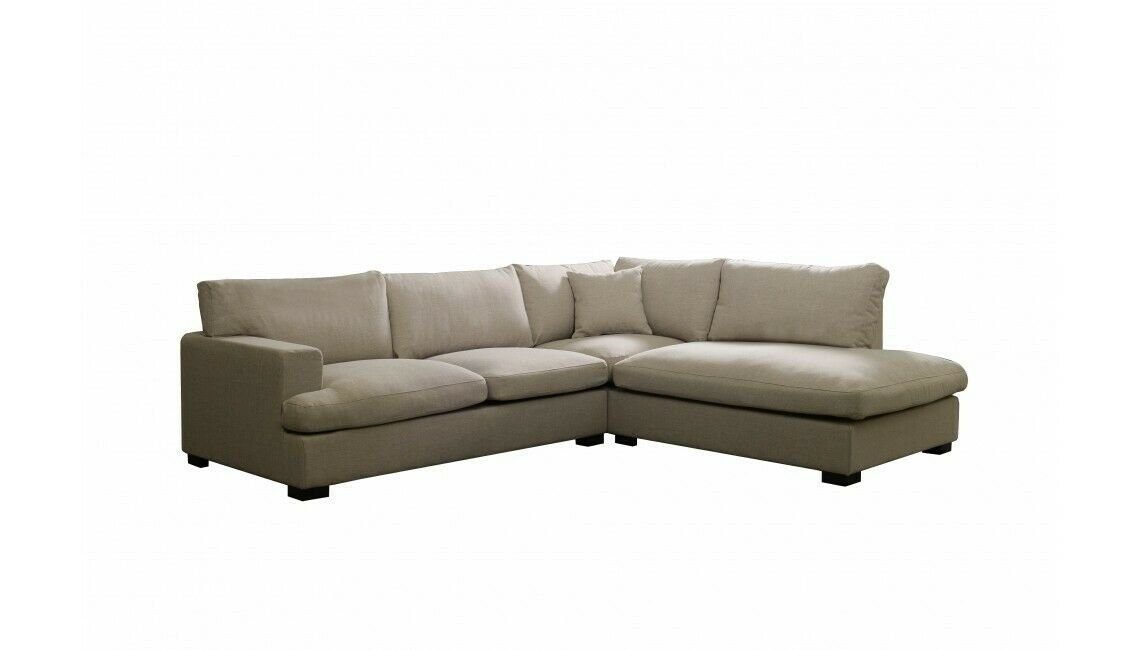 Ecksofa Neu, Ecksofa in Luxus Design L-Form JVmoebel Couch Beiges Europe Modernes Made Grau Stilvoll