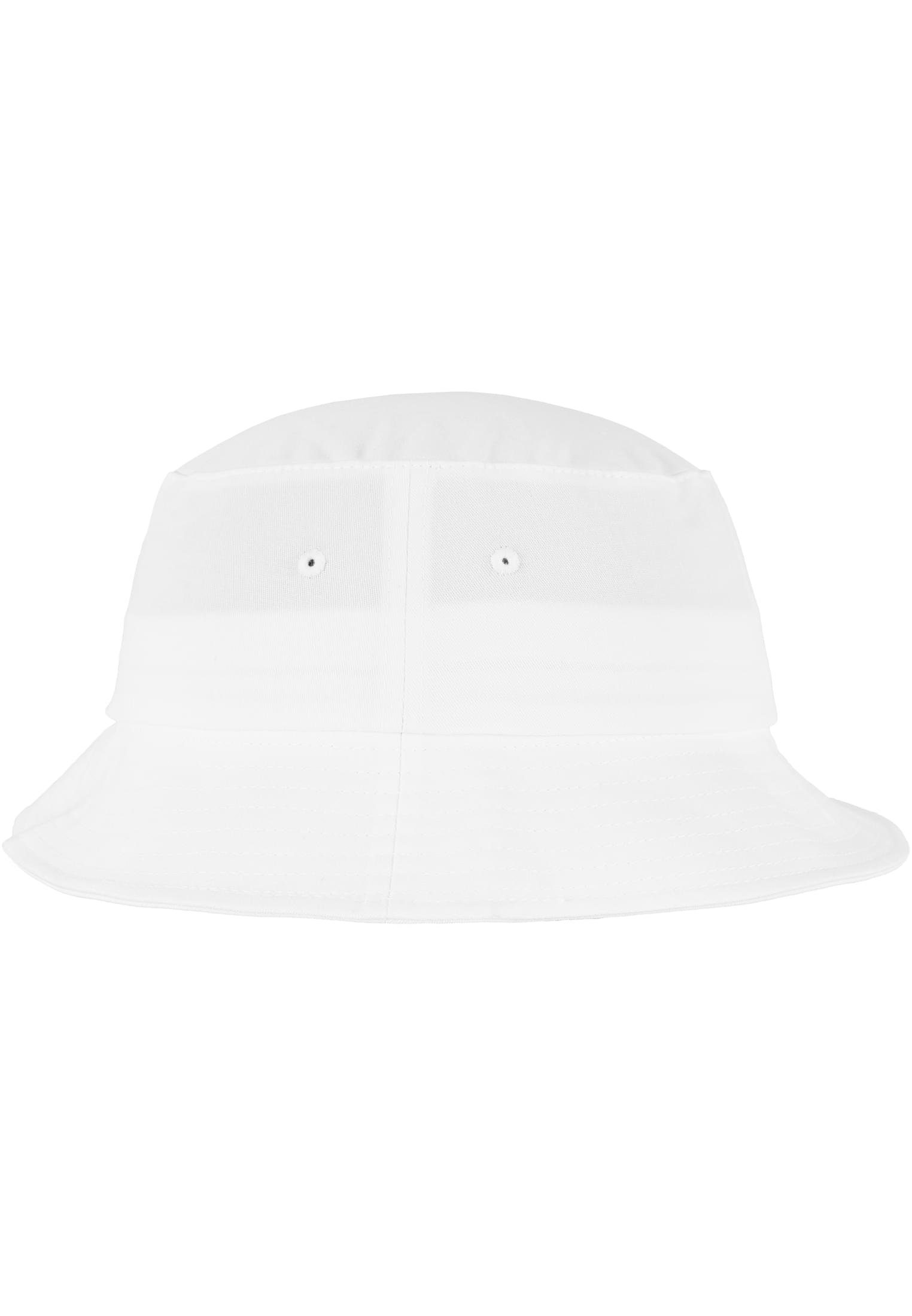 Flexfit Flex Accessoires Flexfit Twill white Cotton Cap Hat Bucket
