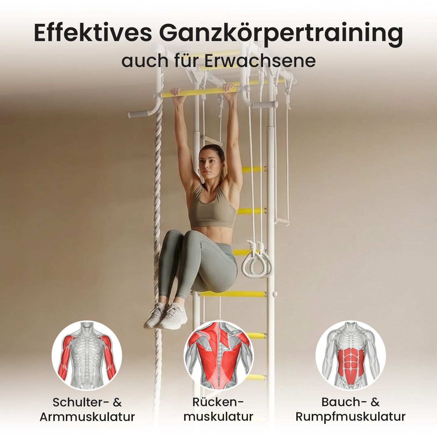 Jeflex Sprossenwand Sprossenwand ClimbMaxx M1