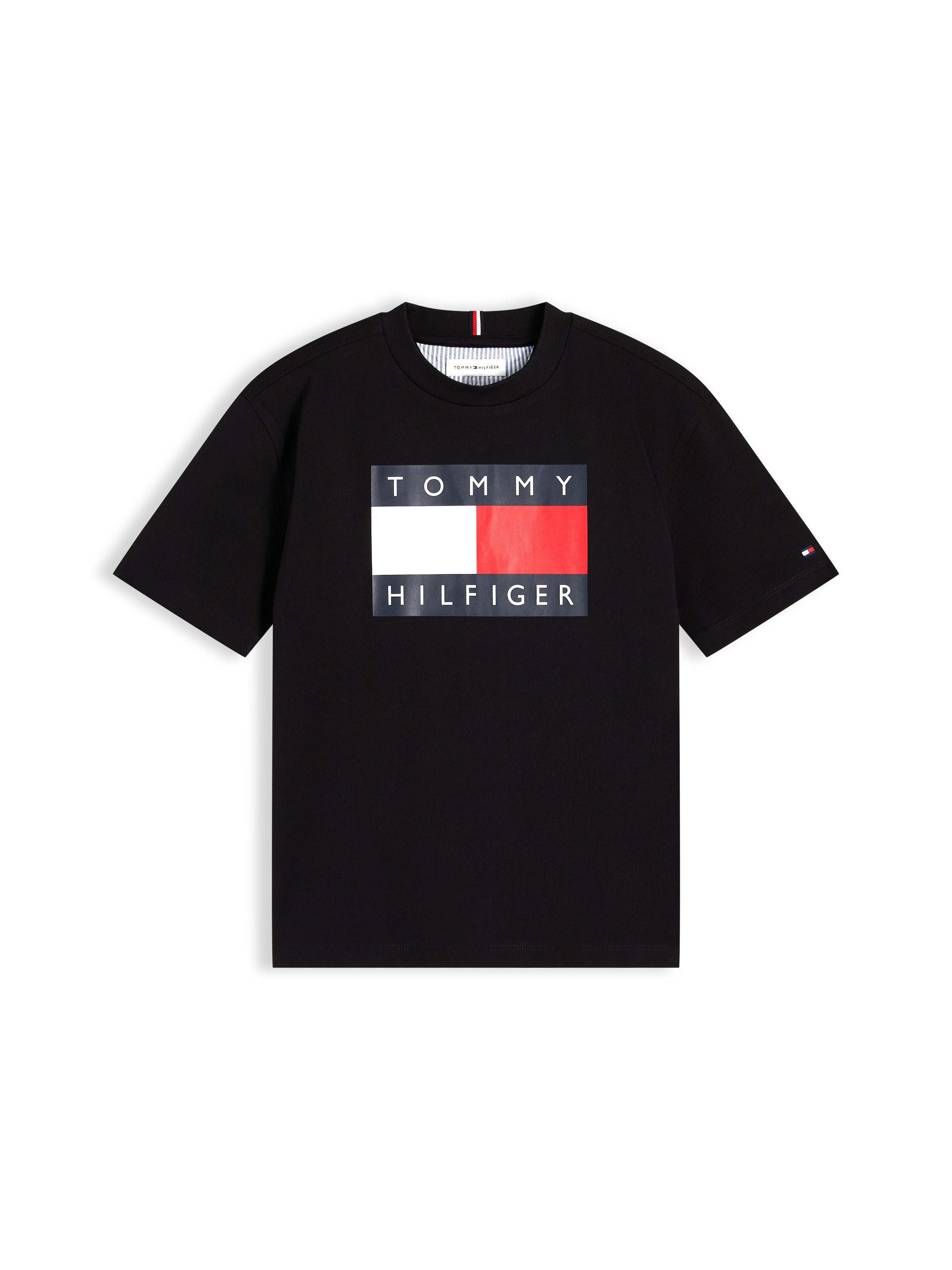 Tommy Hilfiger T-Shirt HERITAGE Regular Fit, Kinder bis 16 Jahre, Logo-Print – Bild 5 von 5