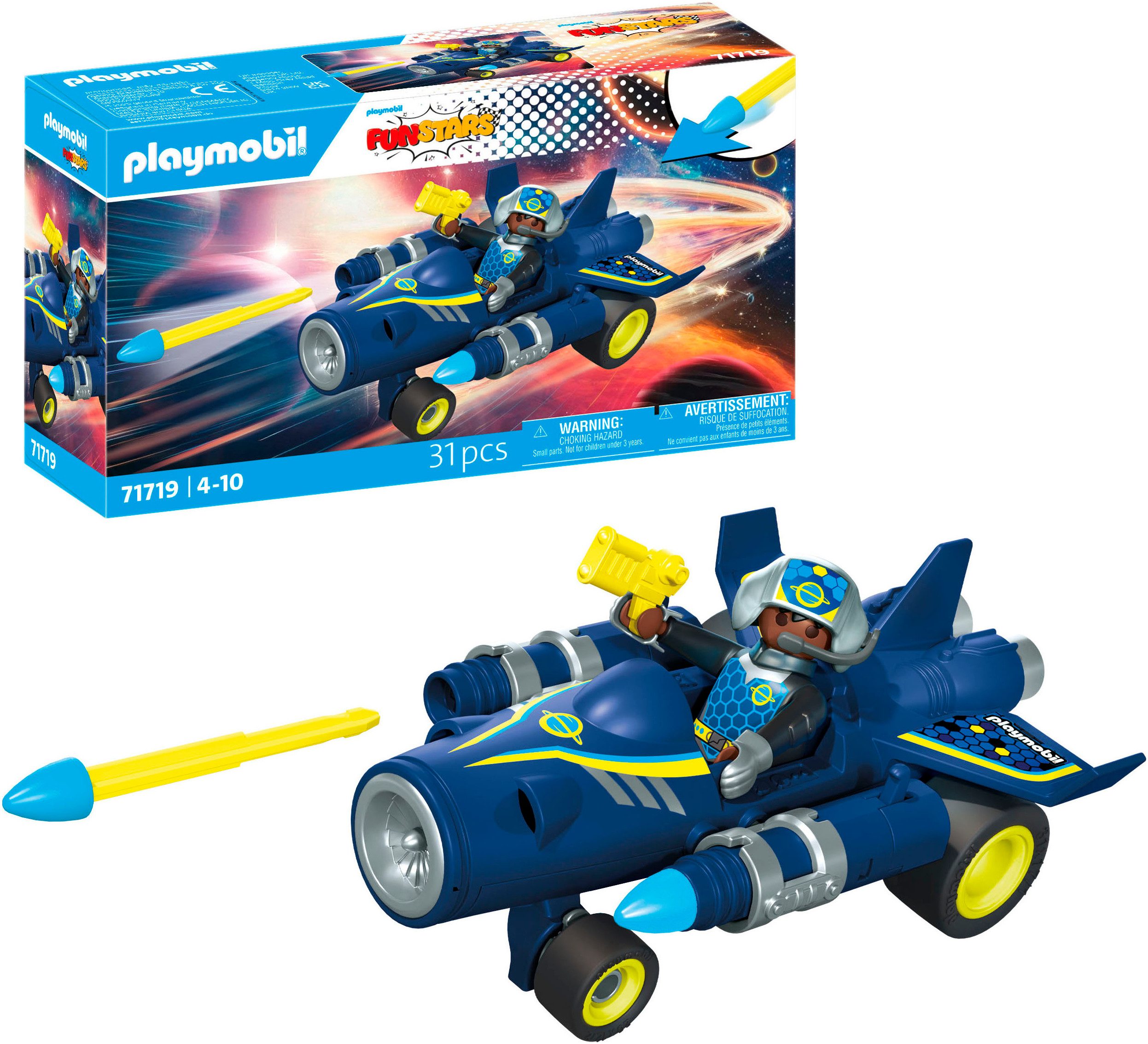 Playmobil® Rasender Space-Jet (71719), Funstars Konstruktions-Spielset, (31 günstig online kaufen