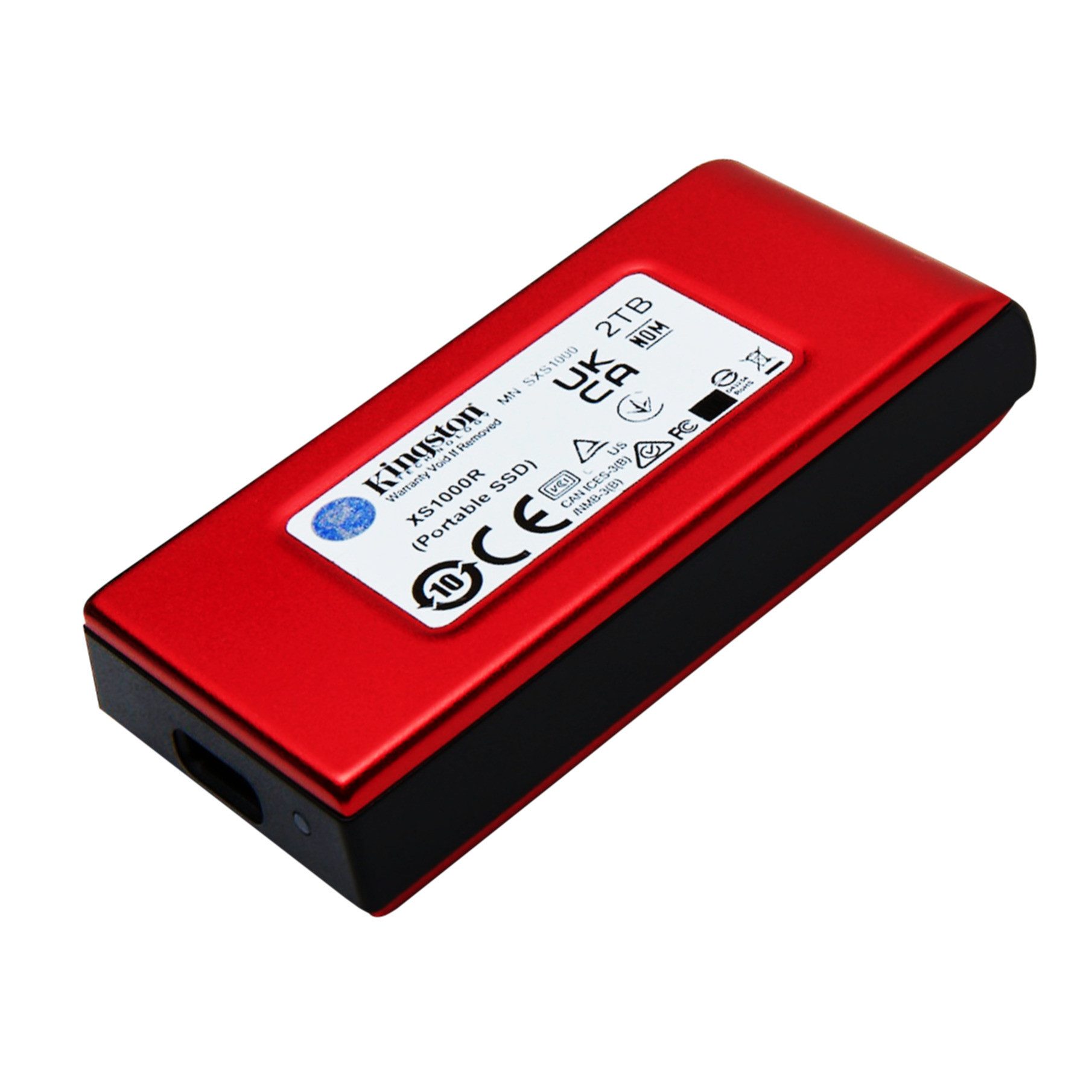 Kingston 2TB Externe SSD XS1000 USB 3.2 Gen 2, Rot externe SSD