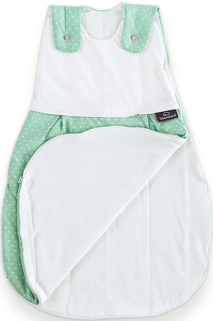 Träumeland Babyschlafsack Außenschlafsack Pünktchen mint (1 tlg)