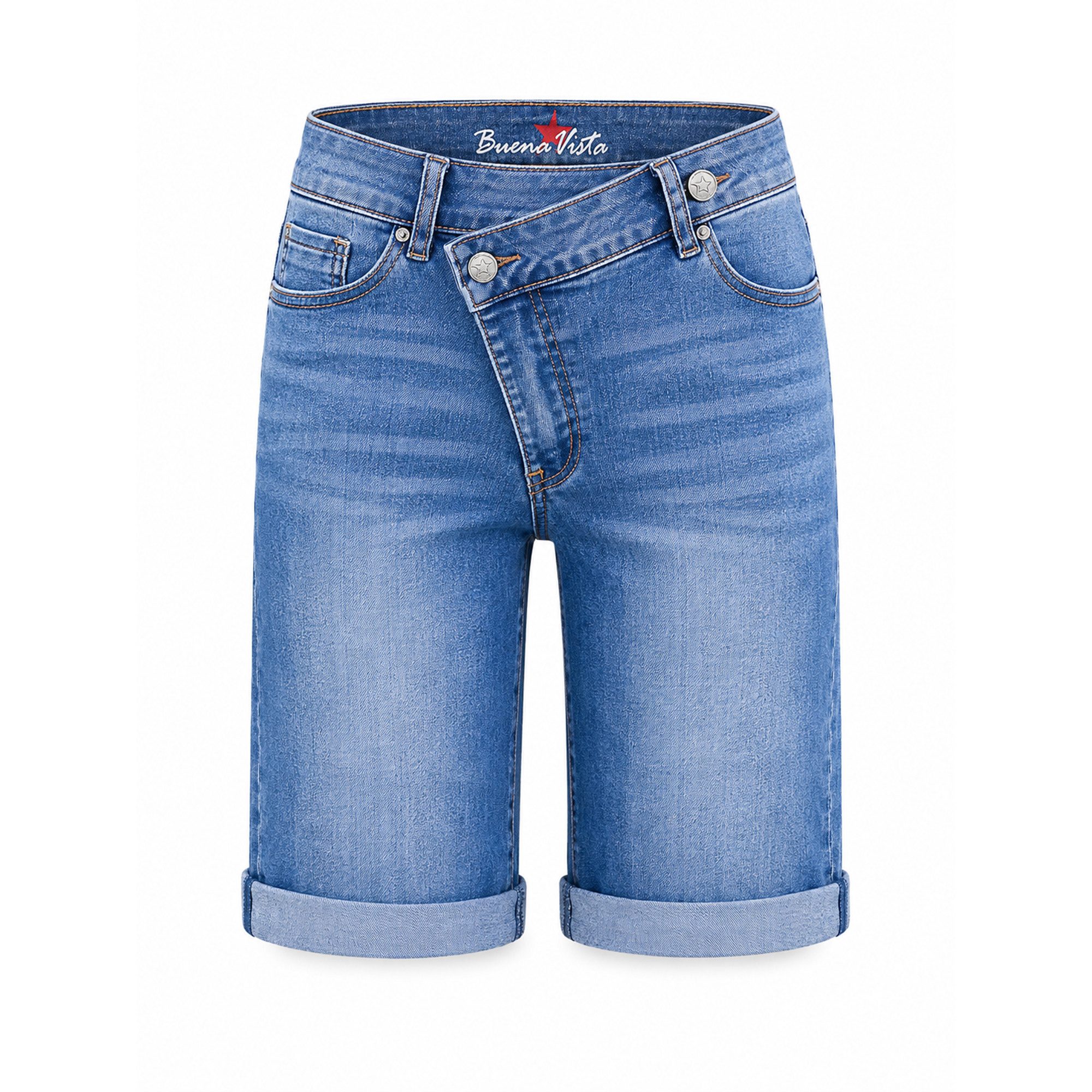 Buena Vista Jeansshorts Italy-Short CC stretch denim