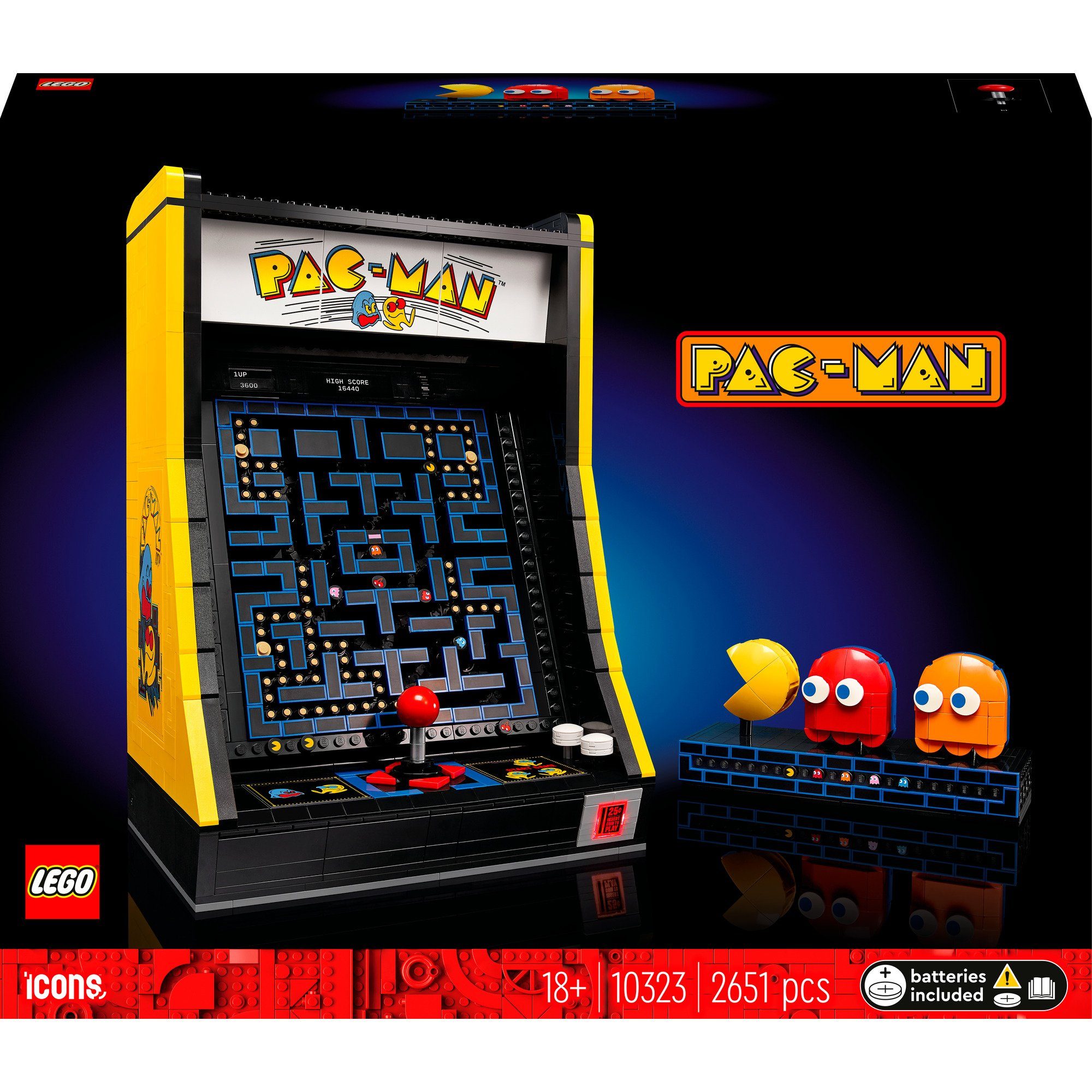 Icons Spielautomat LEGO® LEGO Konstruktionsspielsteine PAC-MAN