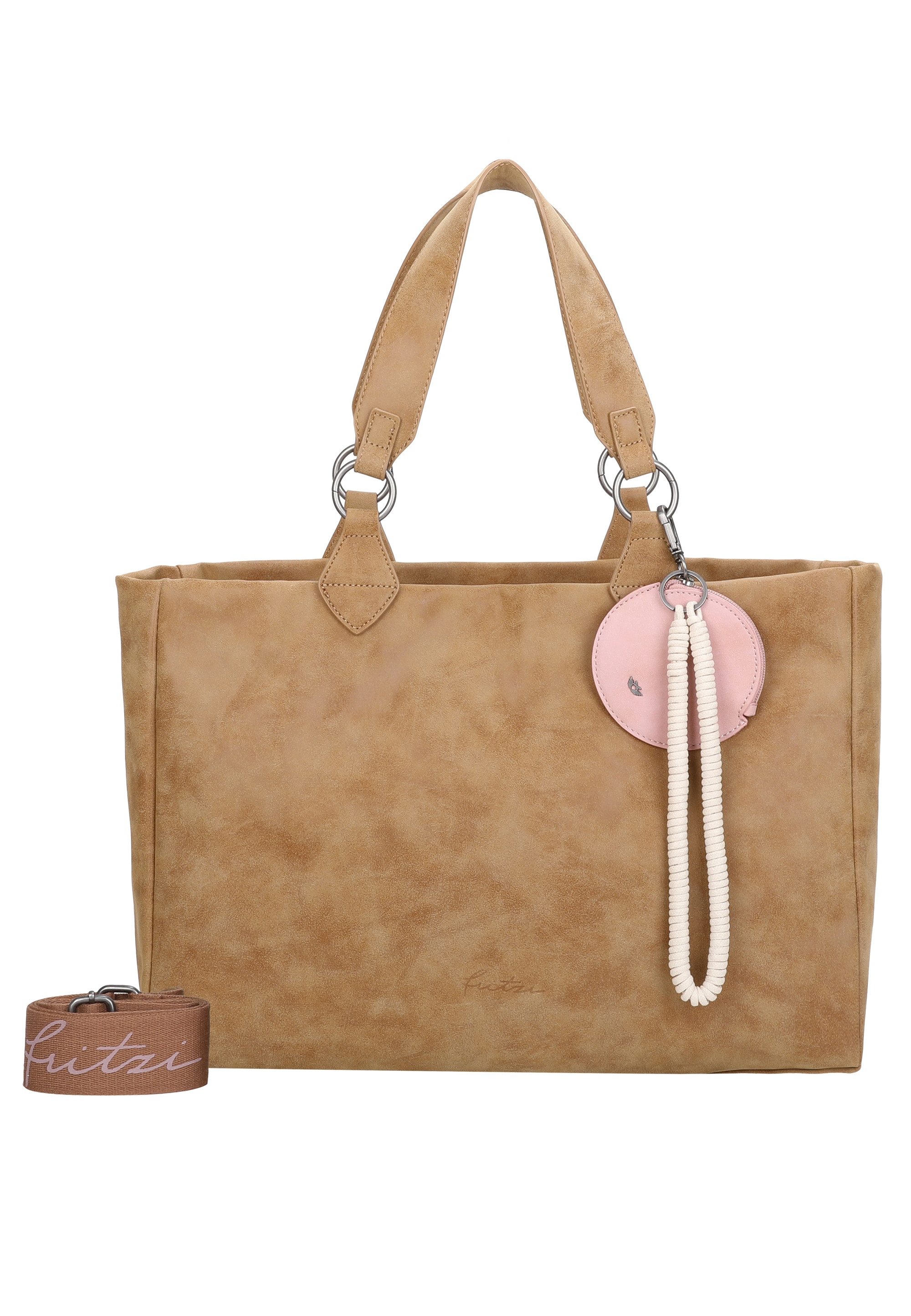 Fritzi aus Preußen Henkeltasche Izzy Vintage, mit Taschen-Anhänger und Schlüsselschlange