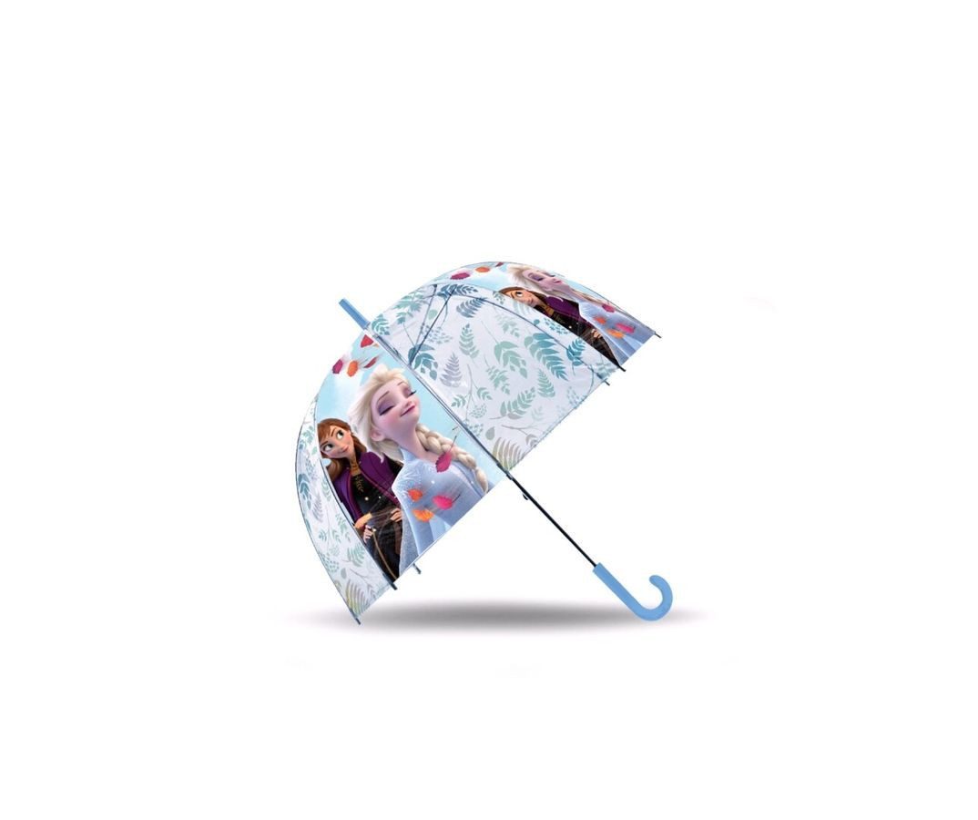 Kids Euroswan Stockregenschirm Disney Frozen 2 - Regenschirm Transparent, Automatik, 46 cm