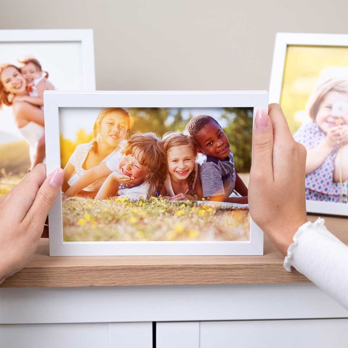 PHOTOLINI Bilderrahmen Poster-Einzelrahmen Modern Schmal günstig online kaufen