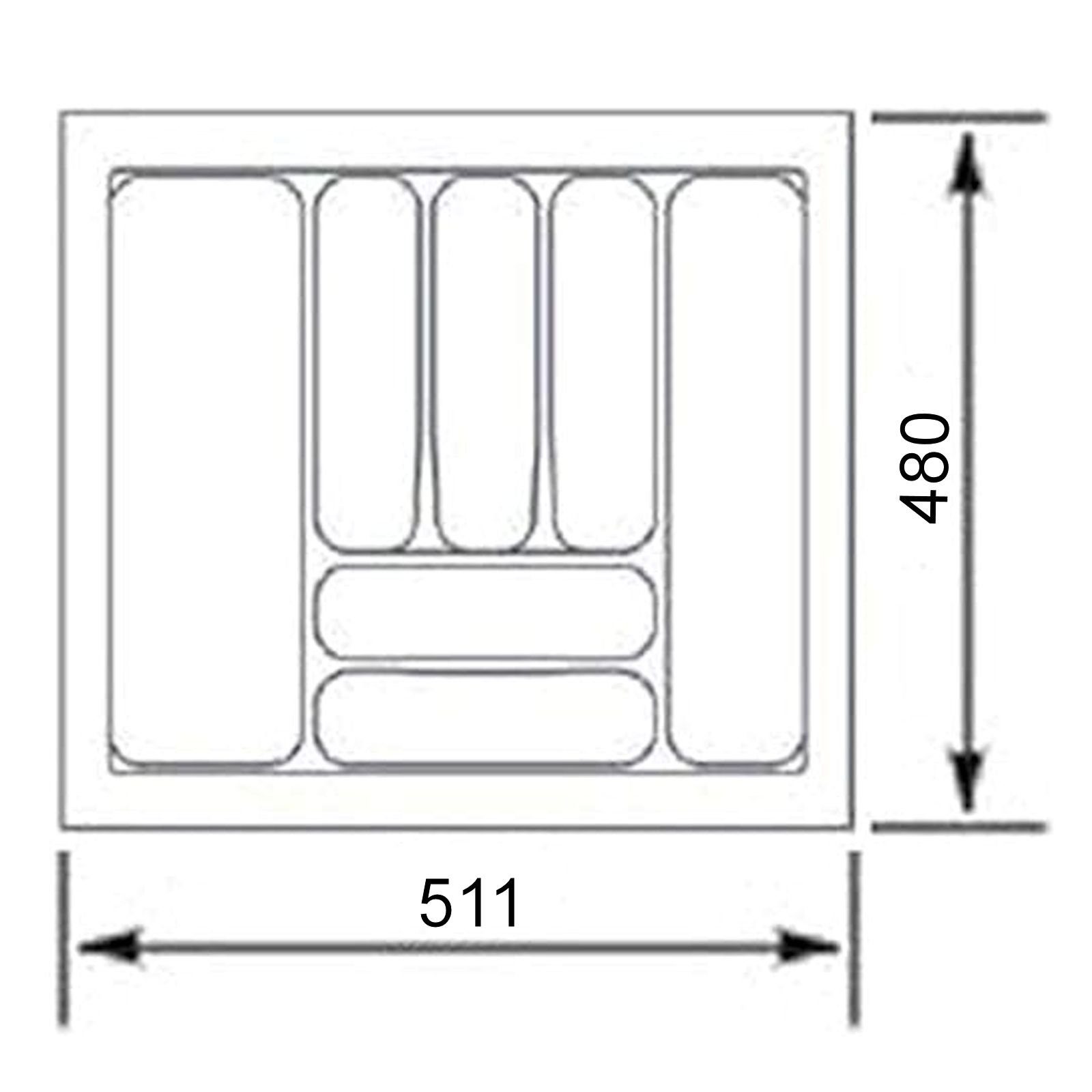 SO-TECH® Besteckeinsatz ORGA-BOX VIII Besteckeinsatz Lavagrau perlstruktur, günstig online kaufen