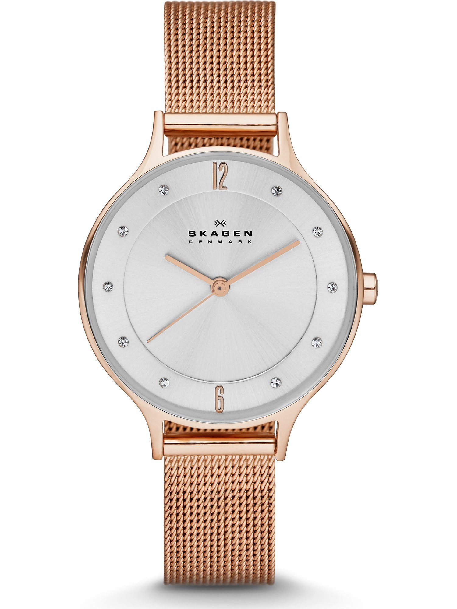 SKAGEN Quarzuhr Skagen Damen-Uhren Analog Quarz