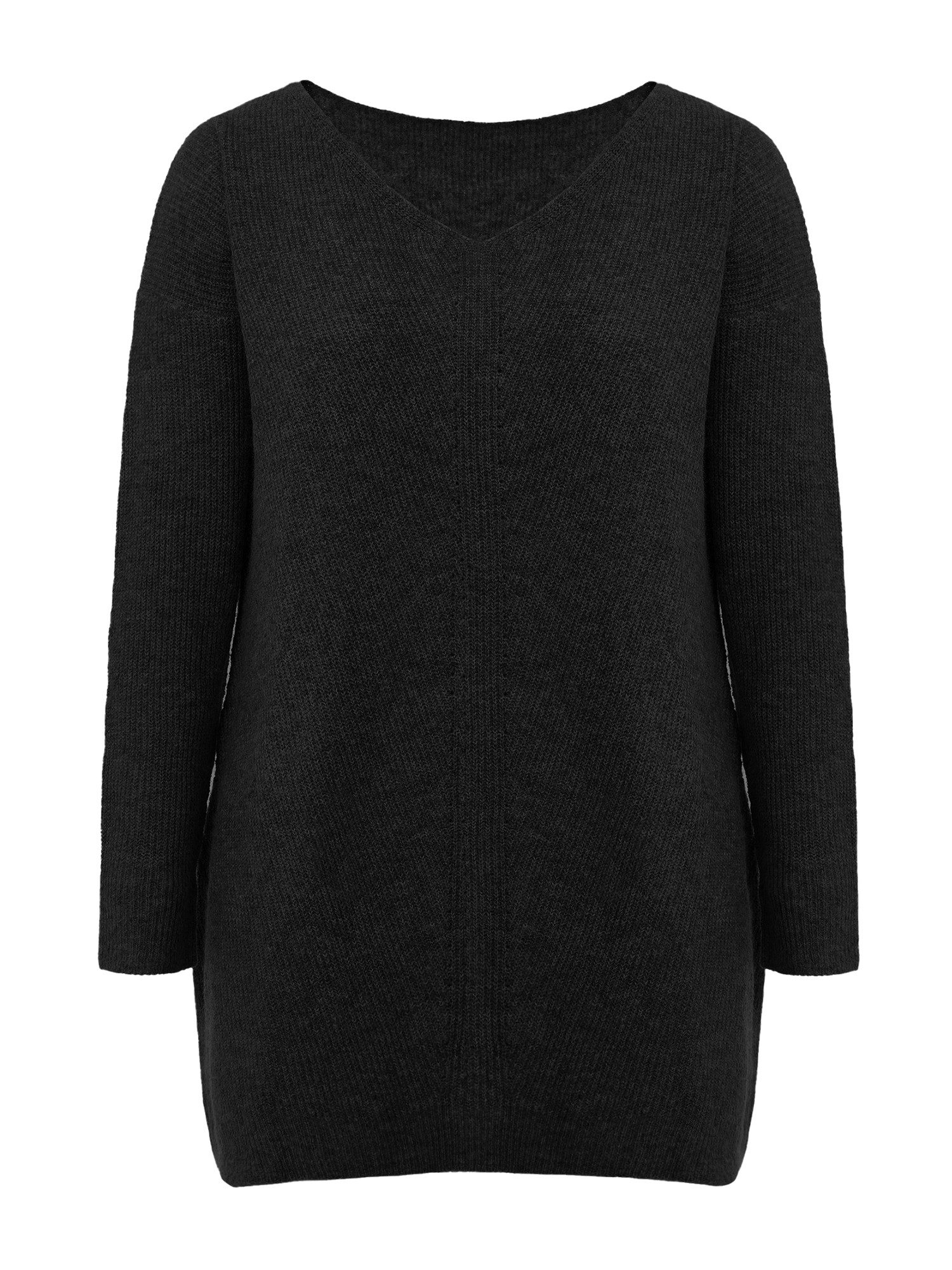 Imily Bela Strickkleid Damen Lässige Tunika-Pullover Mit weichem Strickmust günstig online kaufen