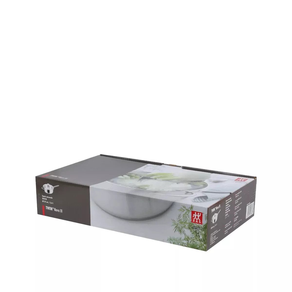 Zwilling Schmortopf Zwilling Twin Nova Schmorpfanne 24 cm, Edelstahl (Schmorpfanne), Nova Sauteuse mit Deckel, Kochtopf, Edelstahl, Schmorpfanne, 2,4L – Bild 5 von 5