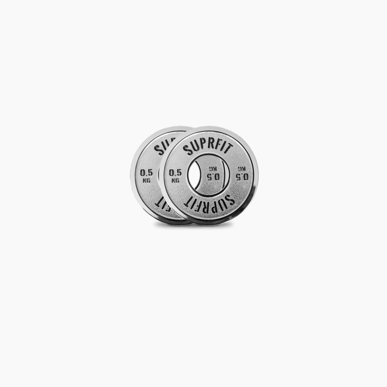 SF SUPRFIT Hantelscheiben Calibrated Steel Plates (Paar), 0.5 kg, Hochpräzise Kalibrierung mit +/- 10 Gramm Toleranz für exaktes Gewicht