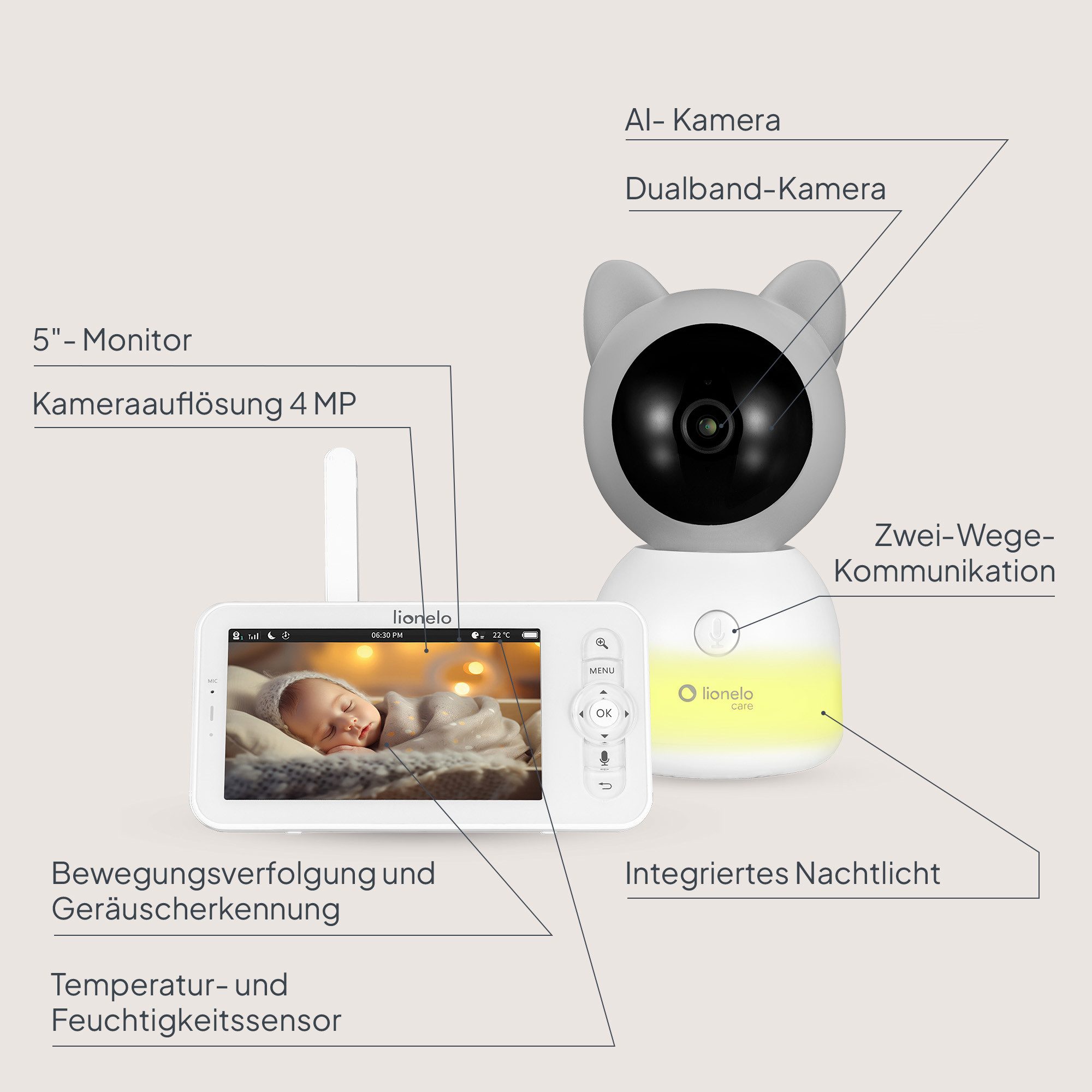 Lionelo Babyline 9.2 AI - Bild 2