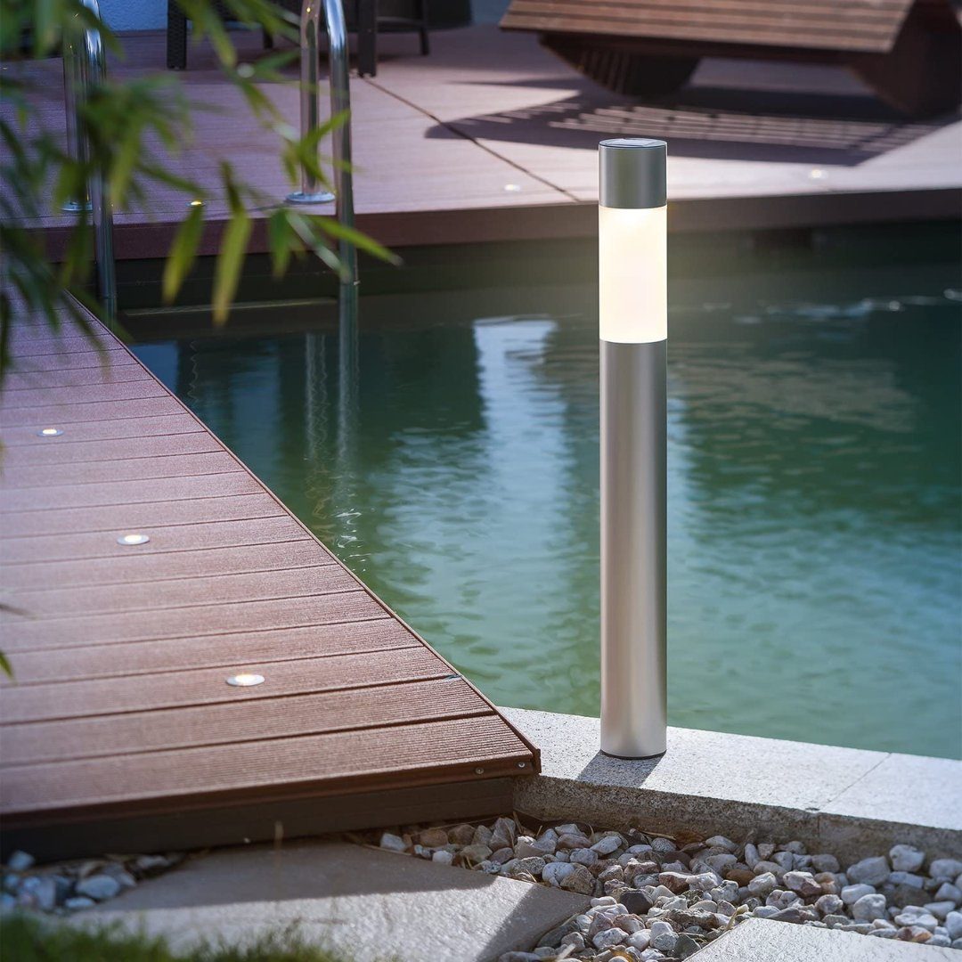 esotec LED Gartenleuchte Solarleuchte PoleLight DuoColor, günstig online kaufen
