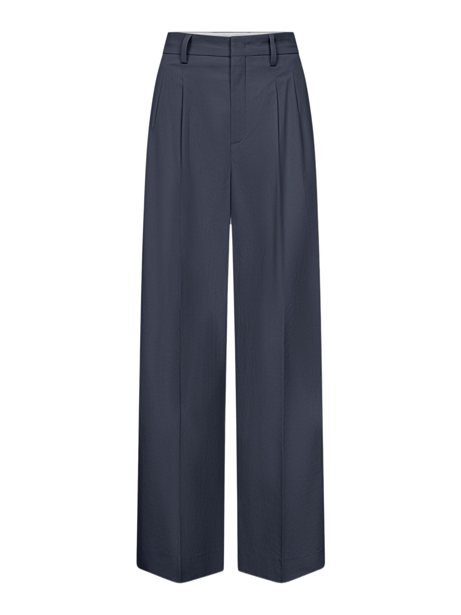 Raffaello Rossi Stoffhose blau, Business, Polyester, Unifarben, Weit, Mittel