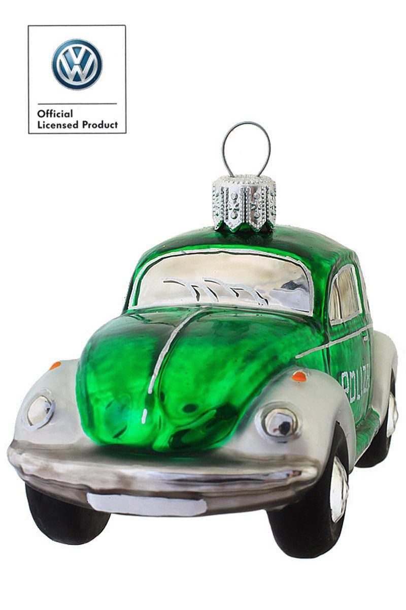 Hamburger Weihnachtskontor Christbaumschmuck VW Käfer Polizei, Dekohänger - günstig online kaufen