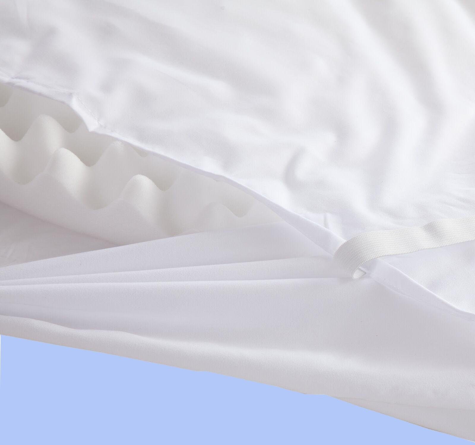 Jekatex, Topper Microaktiv 2,5 in 90x200 cm und weiteren Größen erhältlich, 2,5 cm hoch, Viscoschaum, optimal für Matratzen geeignet.