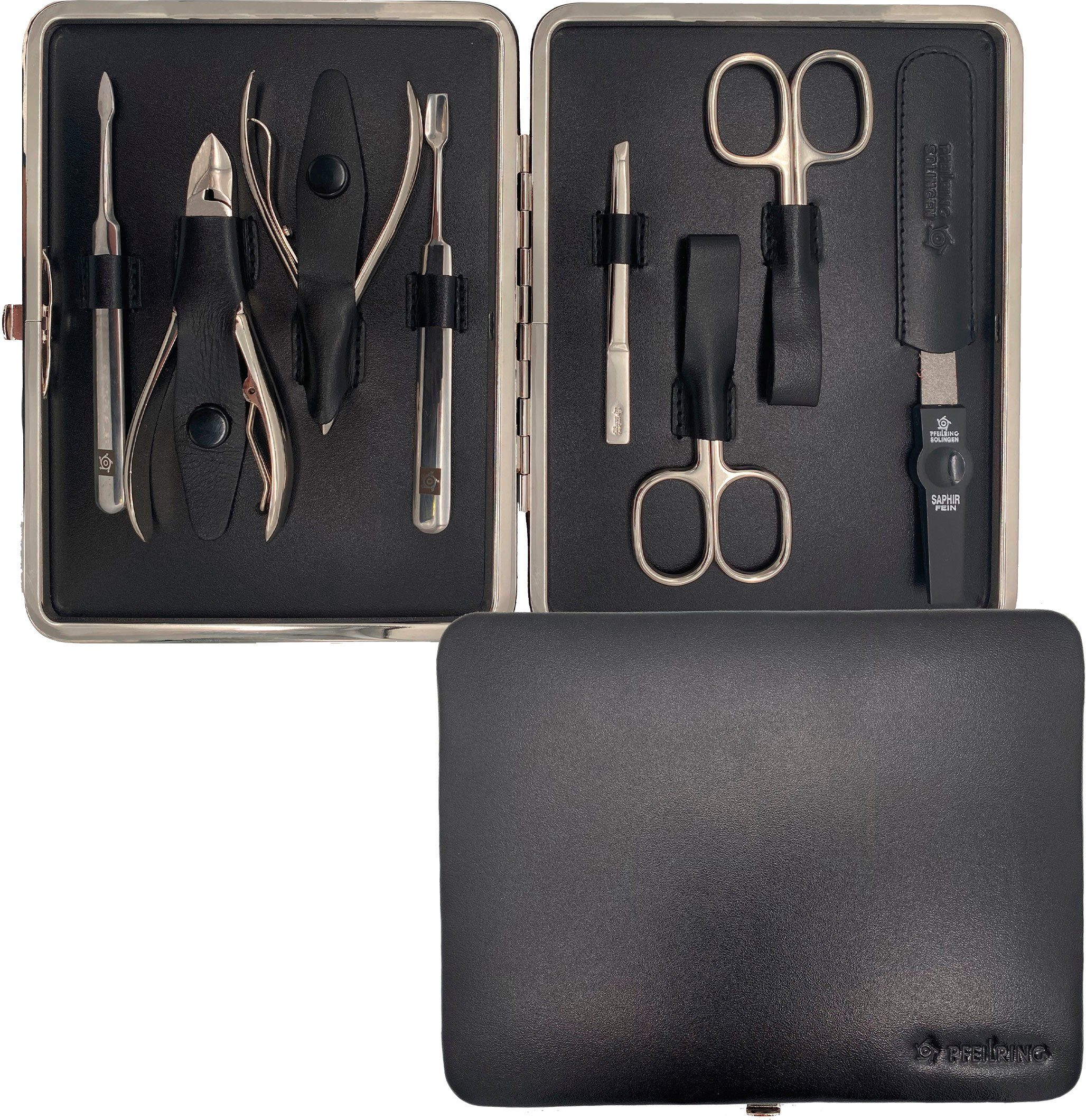 PFEILRING Maniküre-Etui, 8 tlg., Rahmenetui Rindleder günstig online kaufen