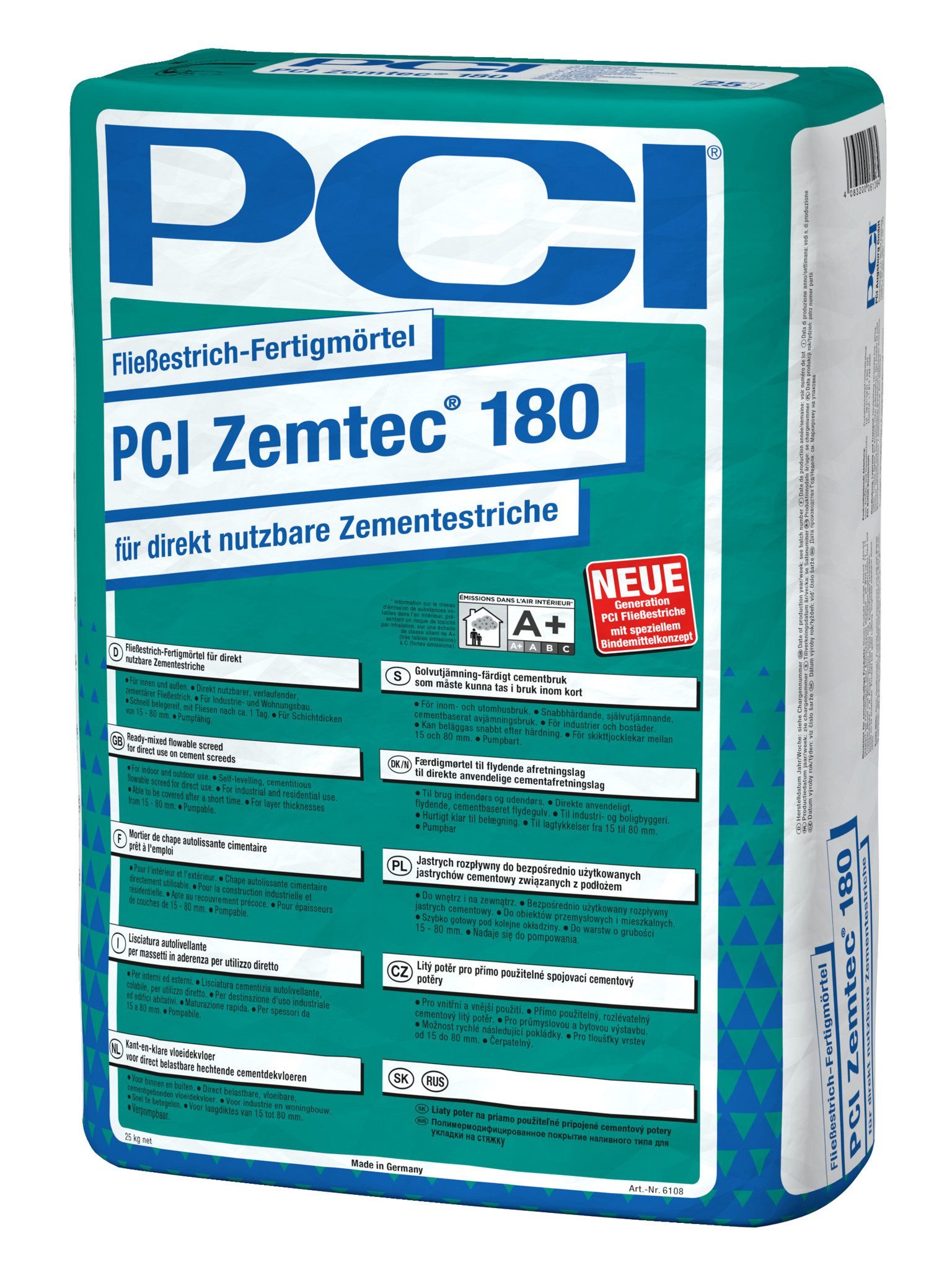 PCI Estrich PCI Zemtec® 180 grau 25 kg 25