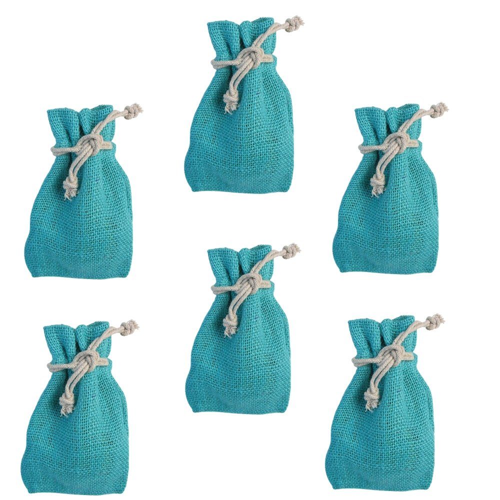 Alltagszauber befüllbarer Adventskalender Jutesäckchen/Jutebeutel in 5 Farben, ca. 10x15cm oder ca. 12x20 cm (6-tlg)
