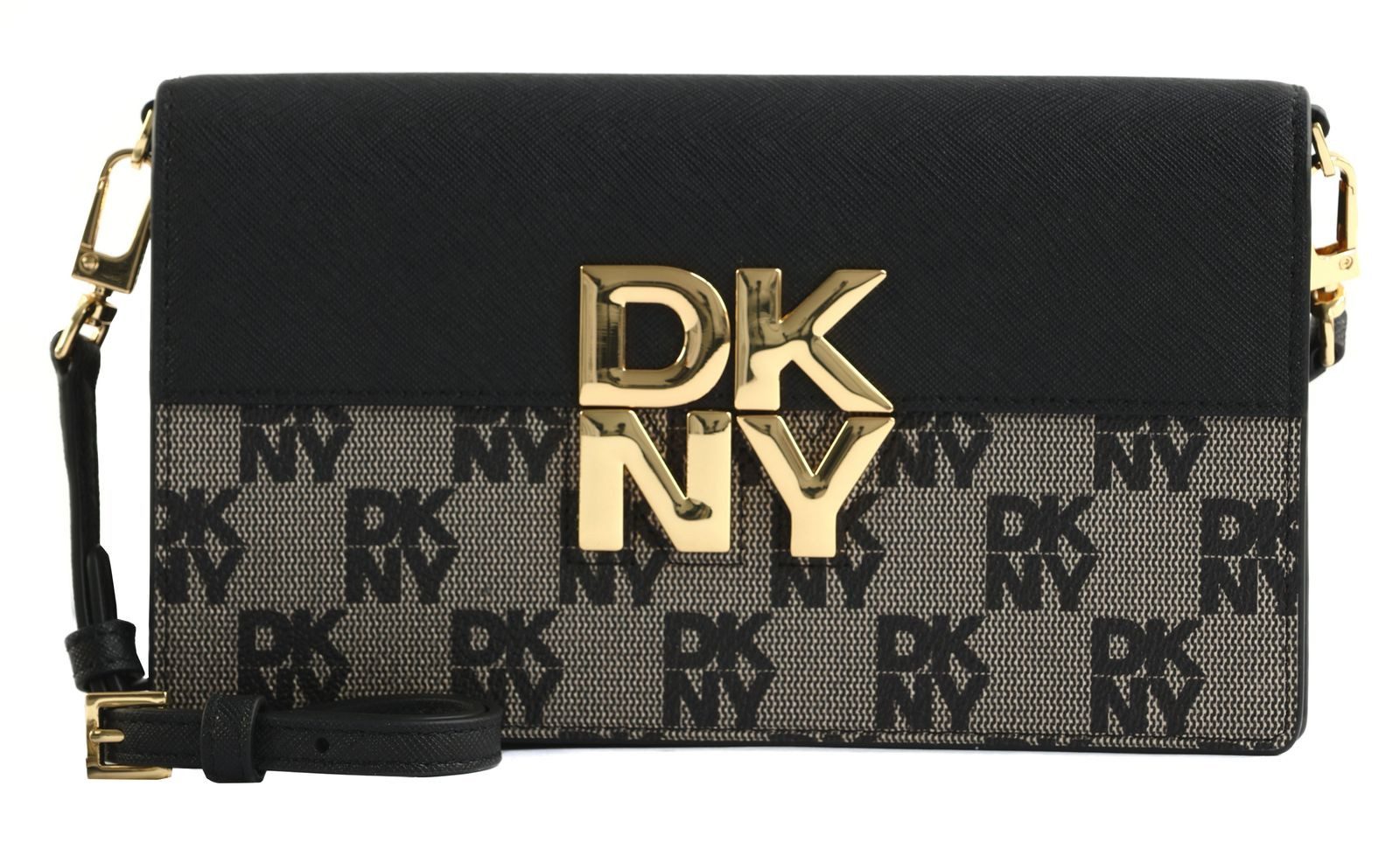 DKNY Abendtasche Clutch, aus echtem Rindsleder