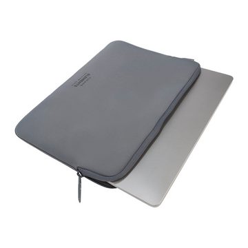 Tucano Laptop-Hülle Second Skin Elements, Neopren Schutzhülle, Grau 13,3 Zoll, MacBook Pro 13 Zoll (Late 2016) / MacBook Air 13 Zoll (2018)