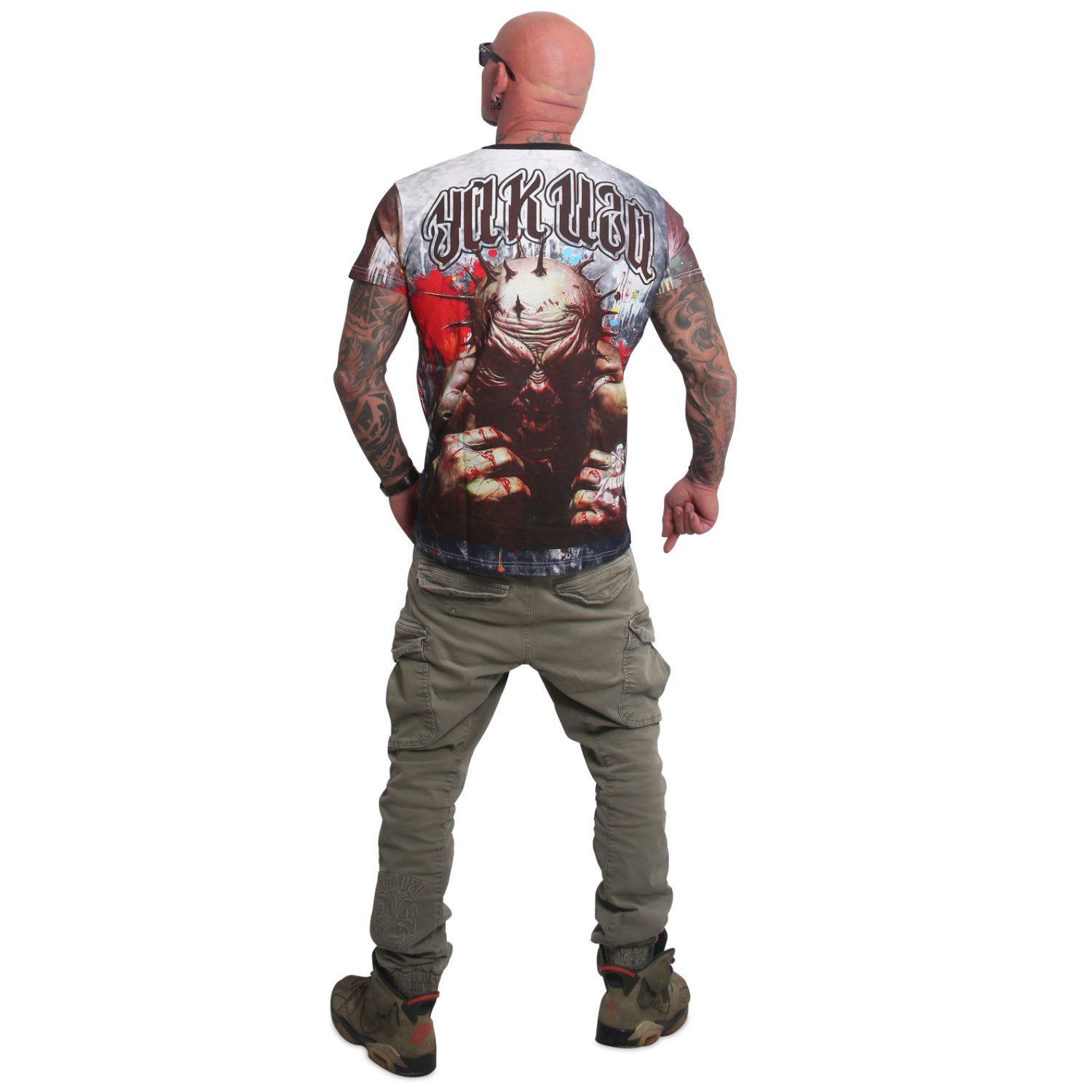 YAKUZA T-Shirt Winners Allover – Bild 4 von 5