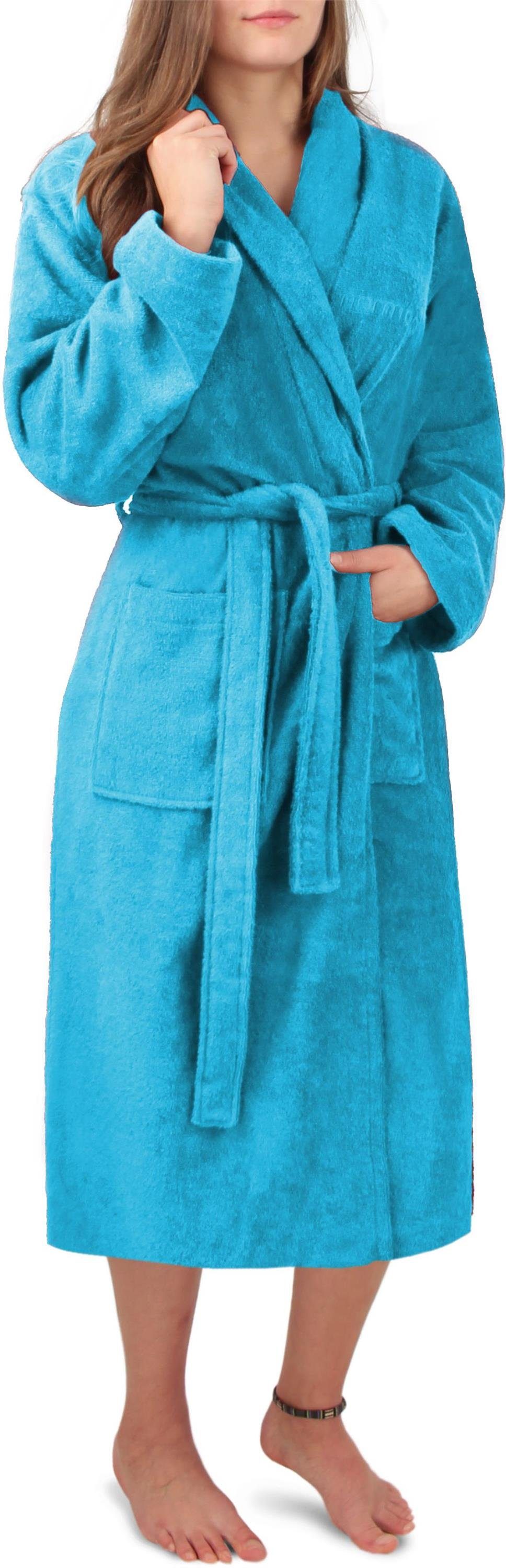 normani Damenbademantel Damen Premium Bademantel Basic, 122, Baumwolle, Sch günstig online kaufen
