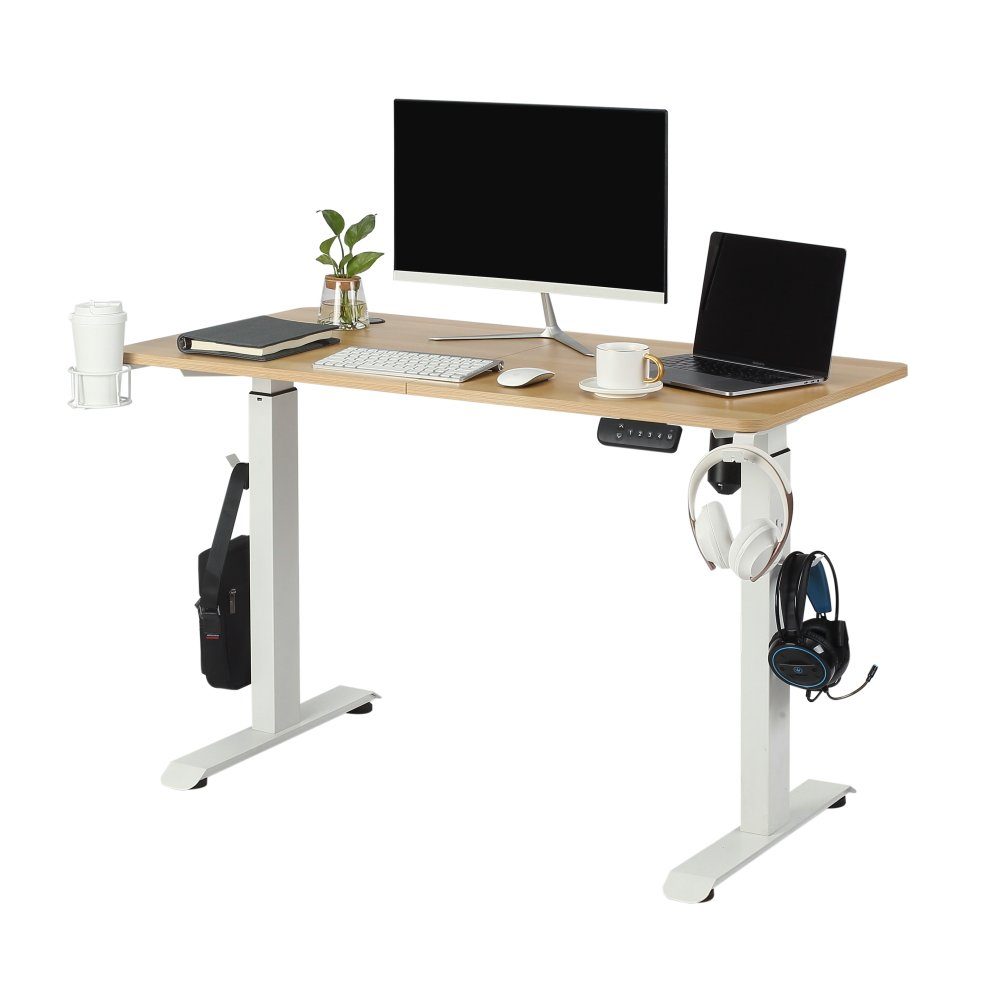 Makika Schreibtisch Höhenverstellbarer cm 60 x 120 elektrisch Schreibtisch