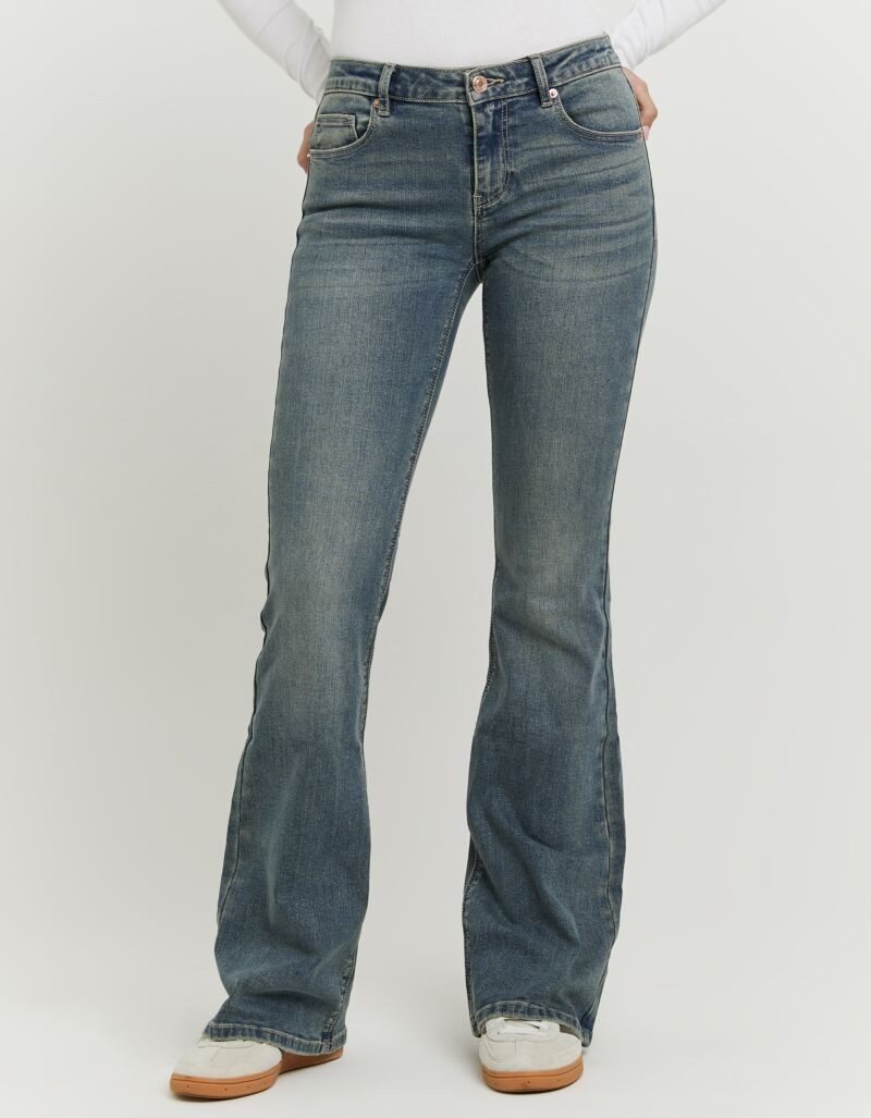 Tally Weijl Bootcut-Jeans SPADESASSY2 Baumwollmischung, Low Waist