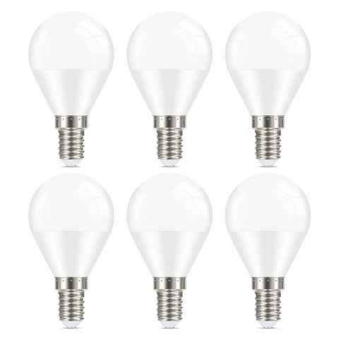 Daskoo LED-Leuchtmittel E14 LED Glühbirne Lampe 5W 400lm warmweiß 3000K 6/10 Stück, E14, 6 St., Warmweiß