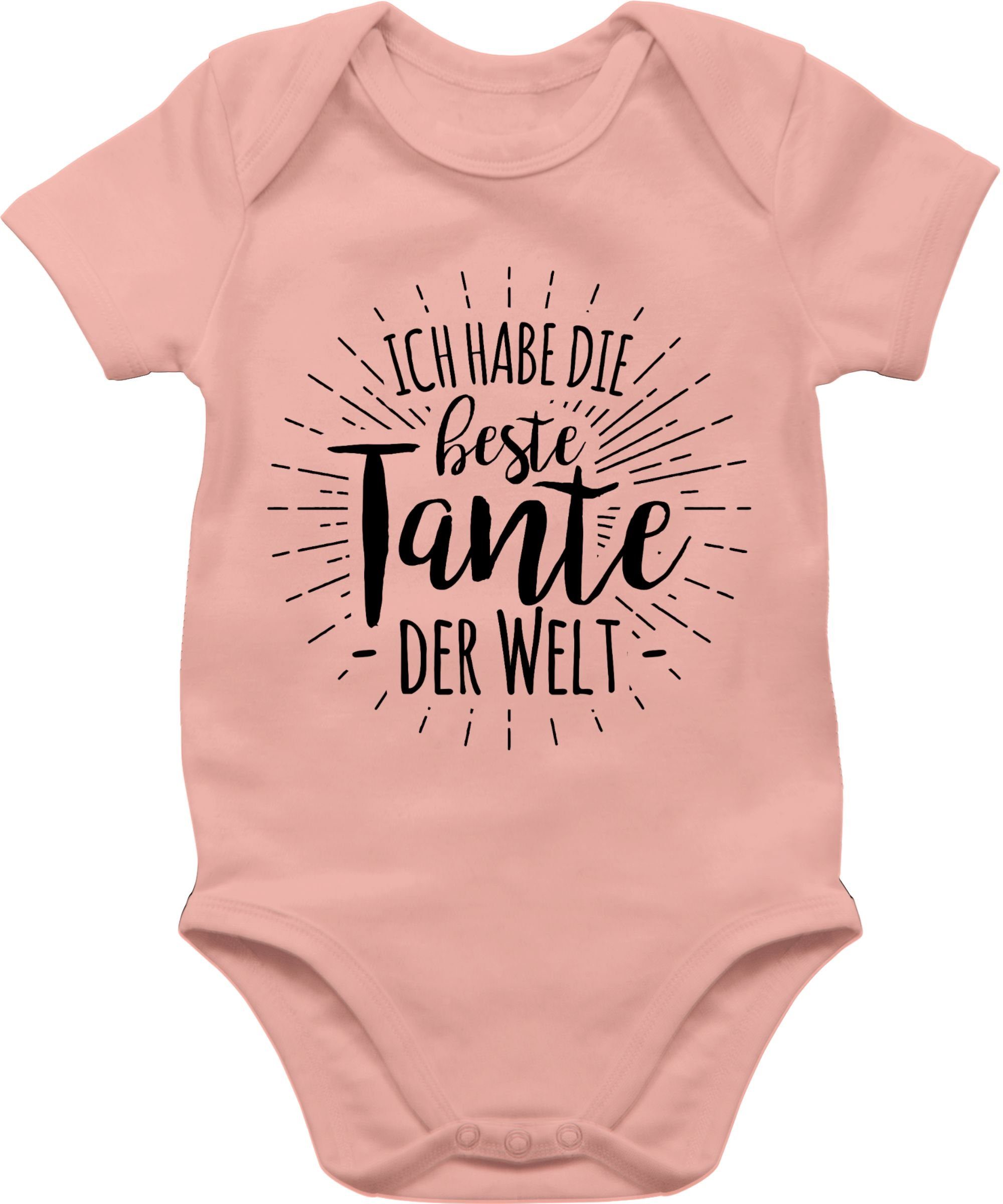 der Ich Tante habe Shirtracer Tante die Babyrosa beste Welt 1 Shirtbody