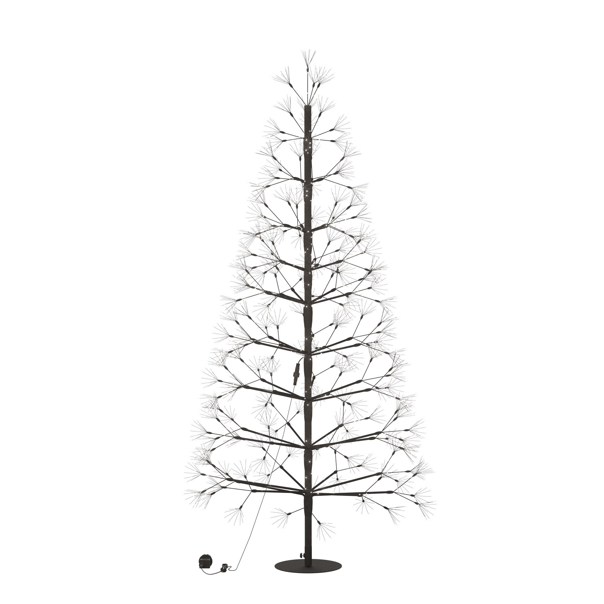 Künstlicher Weihnachtsbaum LED Metall Tannenbaum Weihnachtsbaumbeleuchtung Lichterbaum