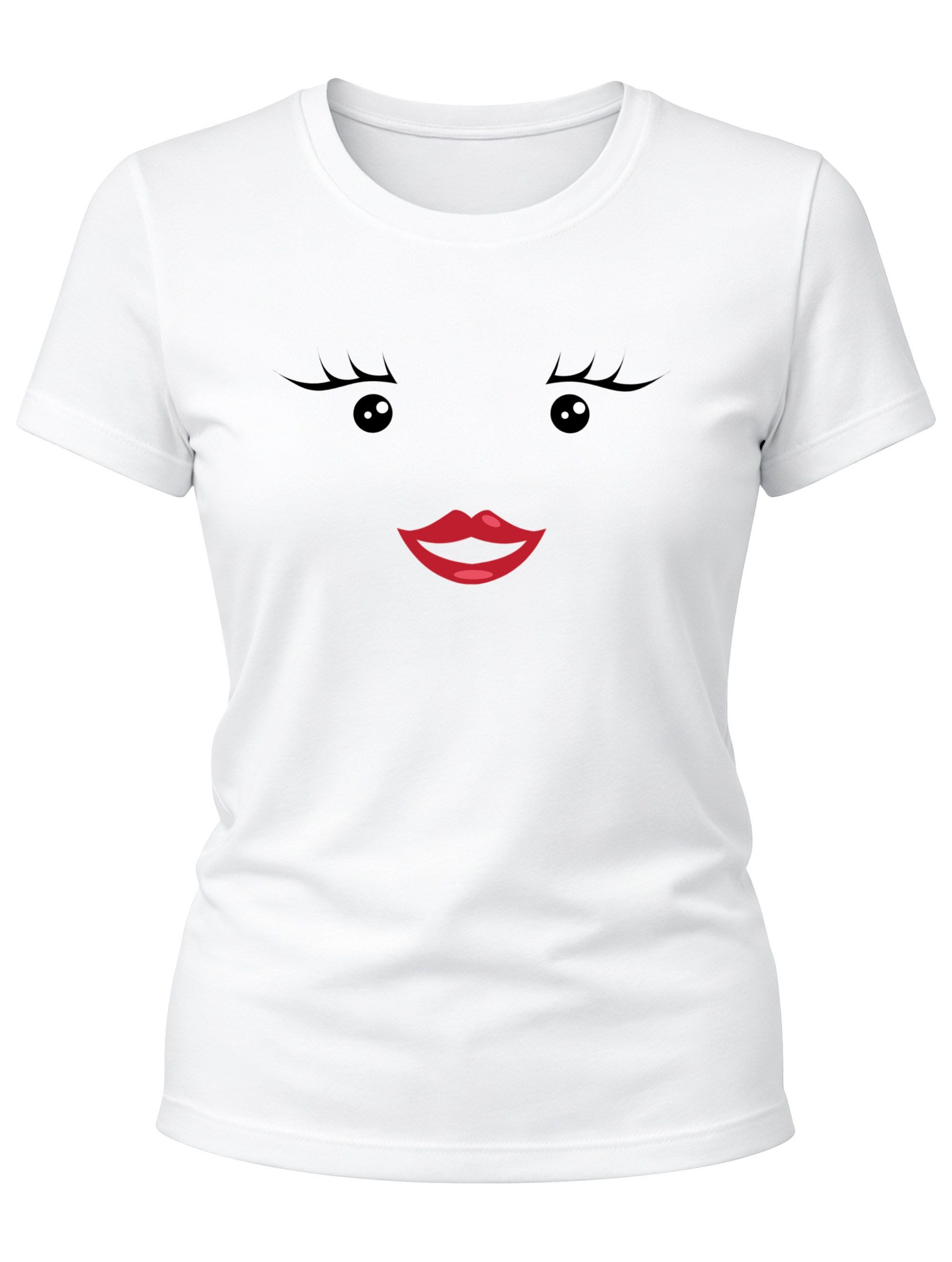 Print-Shirt Damen T-Shirt Milch und Schokolade Kostüm Partner Pärchen Kostüm