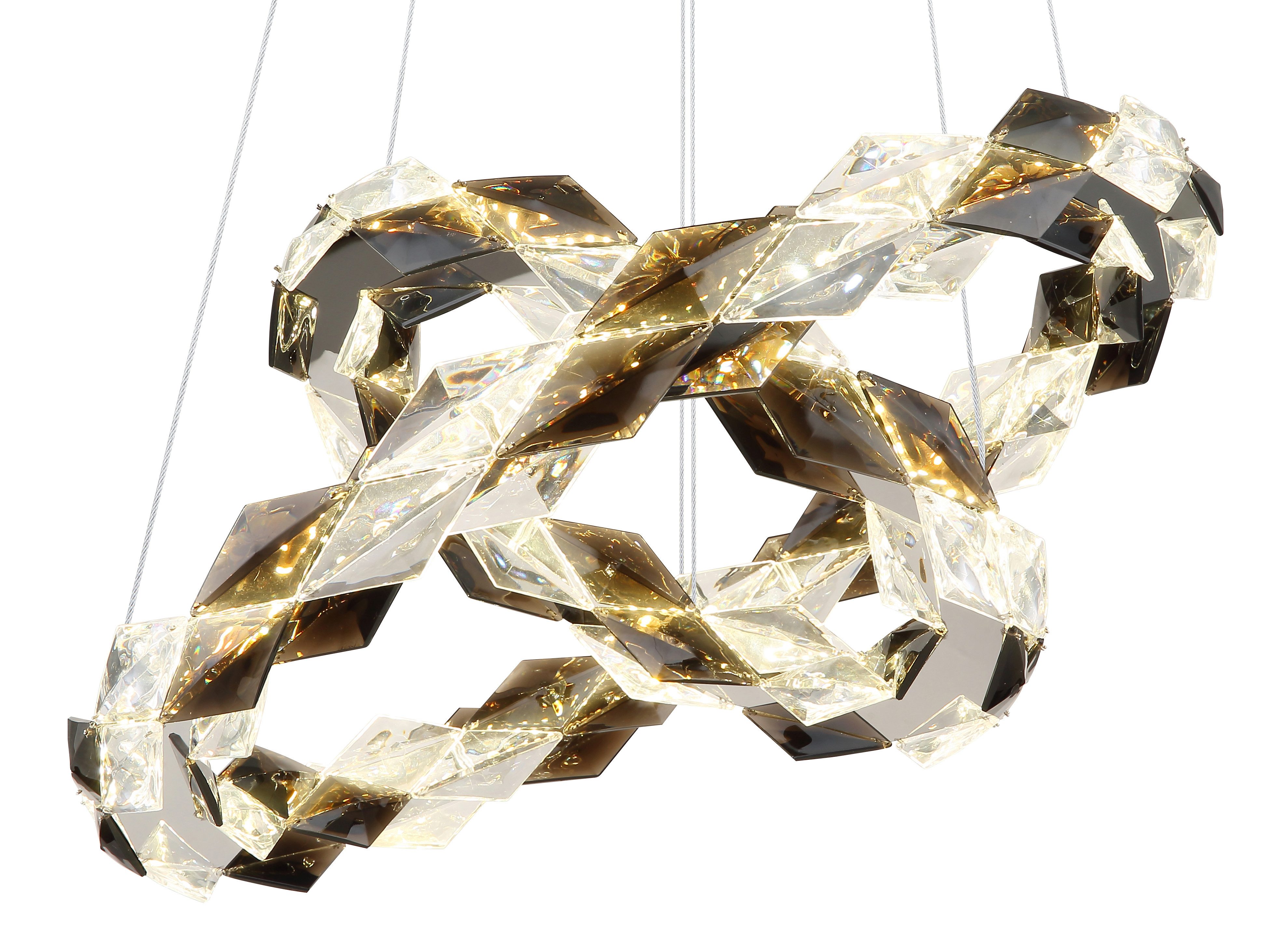 GLOBO LIGHTING LED Pendelleuchte KARILION, LED fest integriert, Tageslichtweiß, Hängelampe/Hängeleuchte/Wohnzimmer/Esstisch/elegant