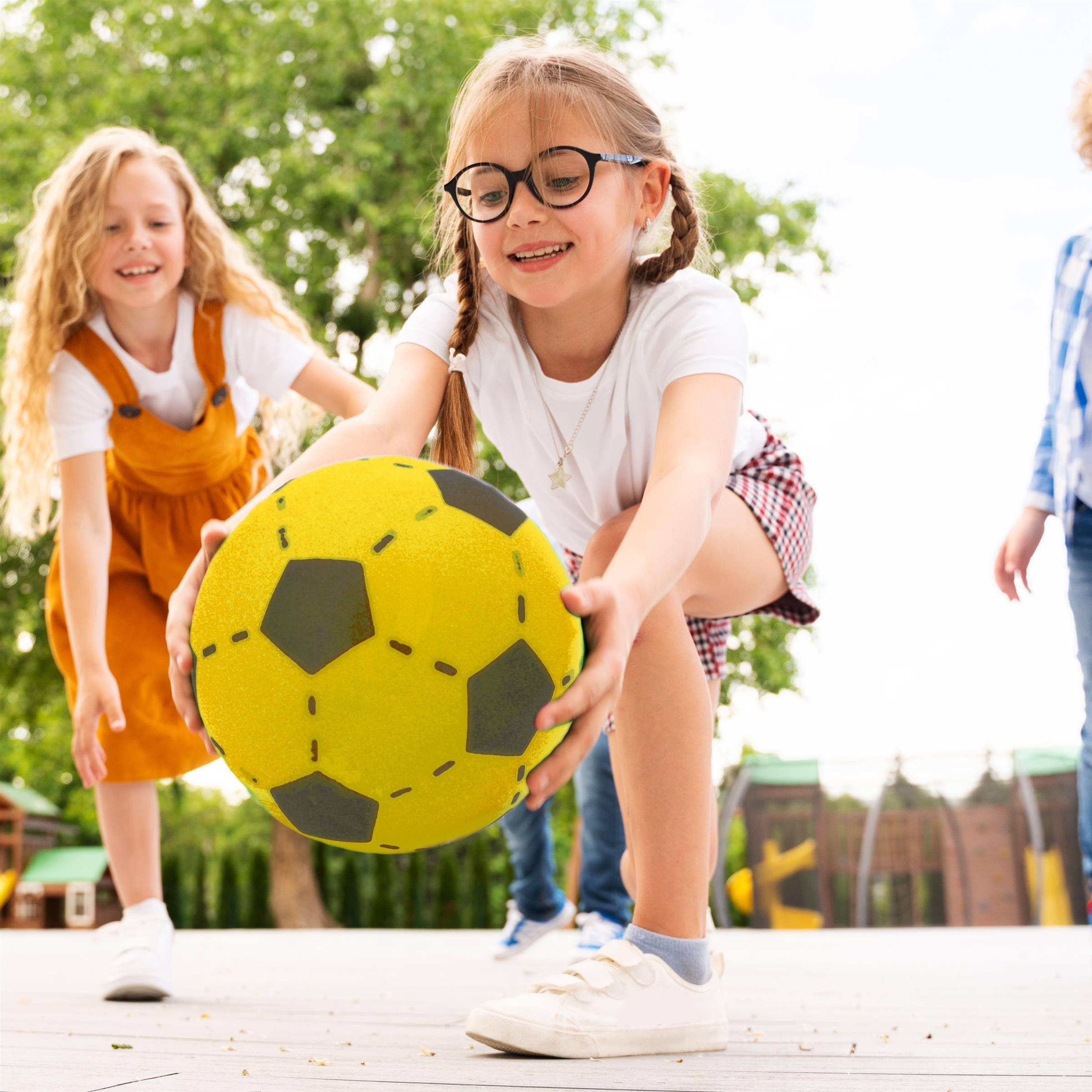 Kyto Softball Kyto weicher Ball Softball Gelb Schaumstoffball Kinder 20cm (Stück, 1-St)