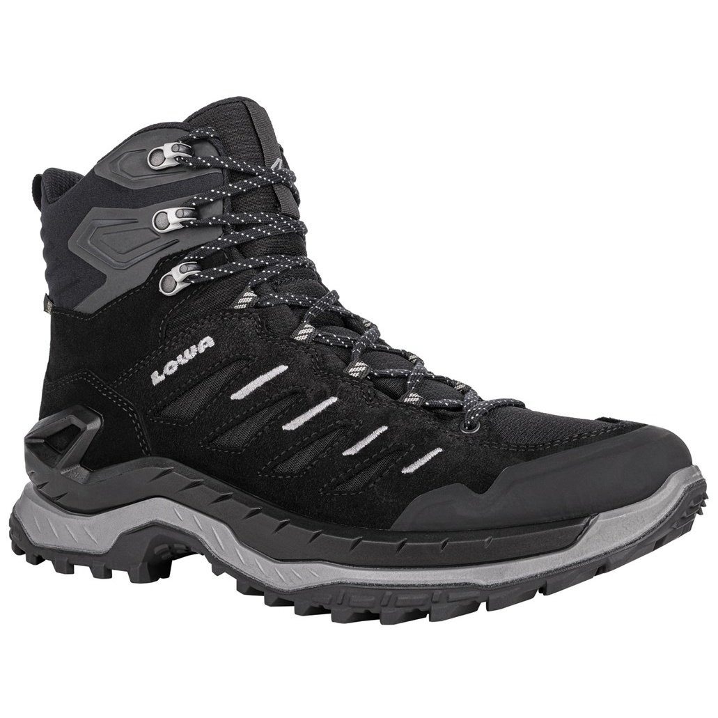 Lowa Innovo Mid GTX (All-Terrain, Veloursleder, wasserdicht) schwarz/grau W günstig online kaufen