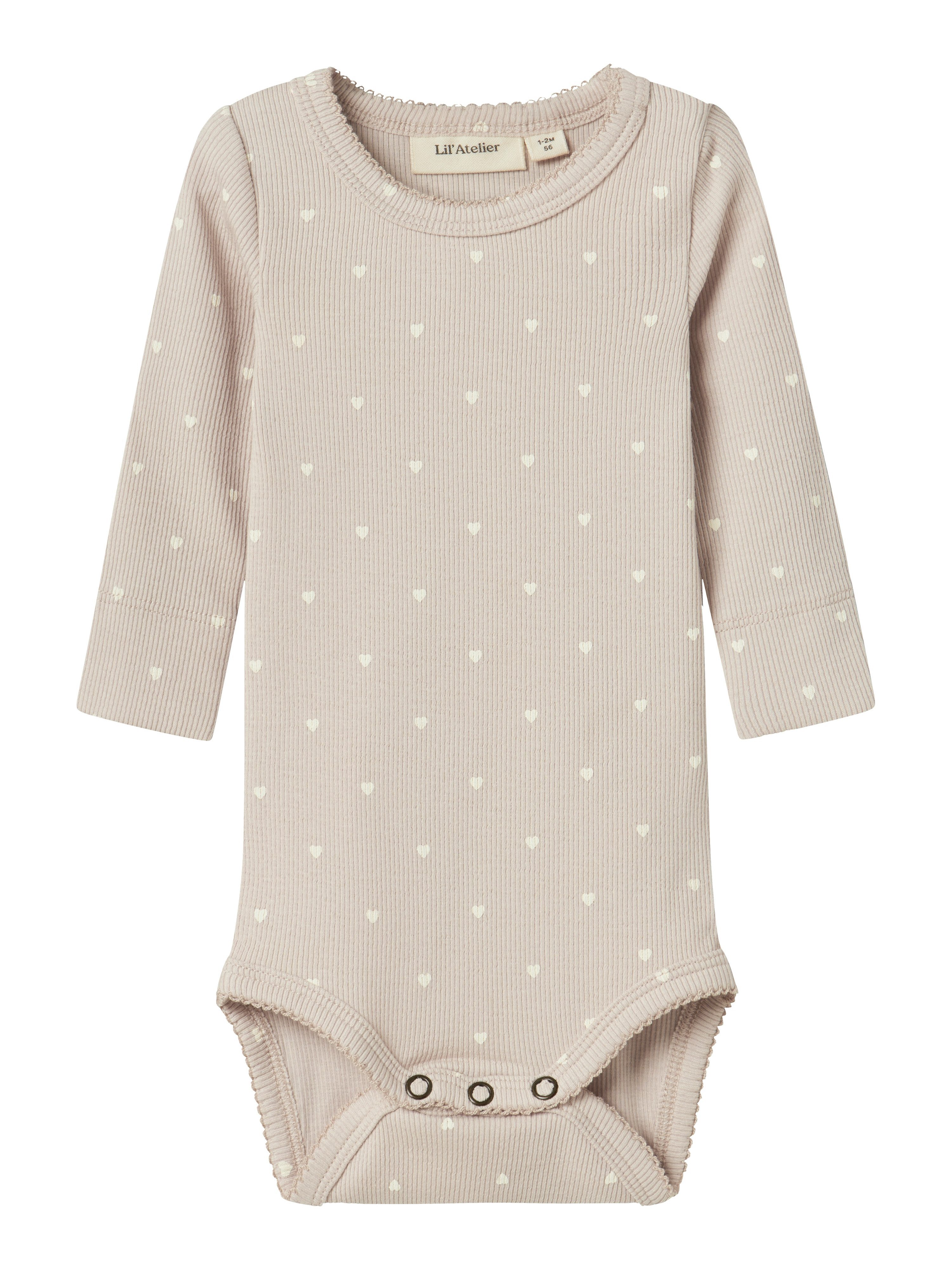 Lil' Atelier Langarmbody NBFGAGO LS SLIM BODY LIL NOOS Baumwollmischung