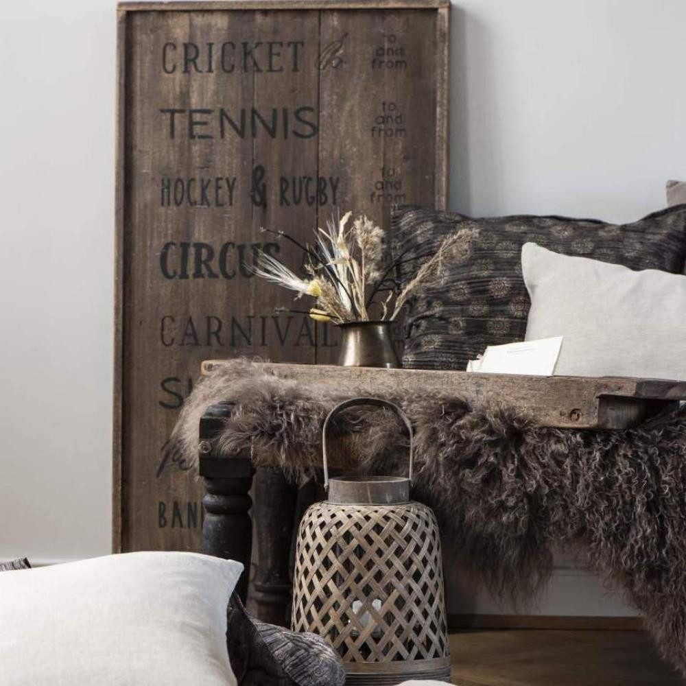 Ib Laursen Fellteppich Tibetisches Lammfell Braun