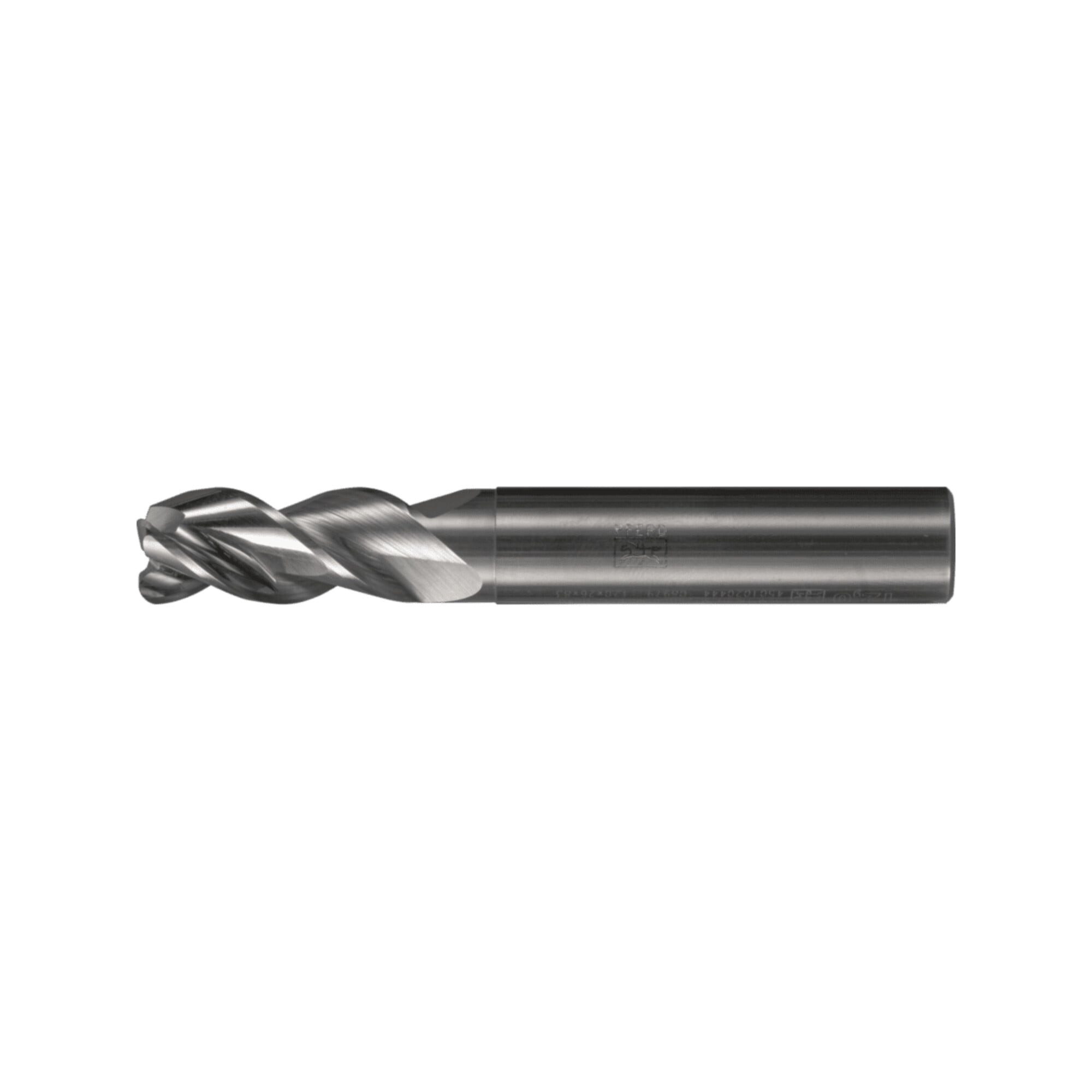 Pferd Schaftfräser PFERD TOOLS VHM-Fräser Ø12mm, 3 Schneiden, 2xDC, Radius 1mm, unbeschic