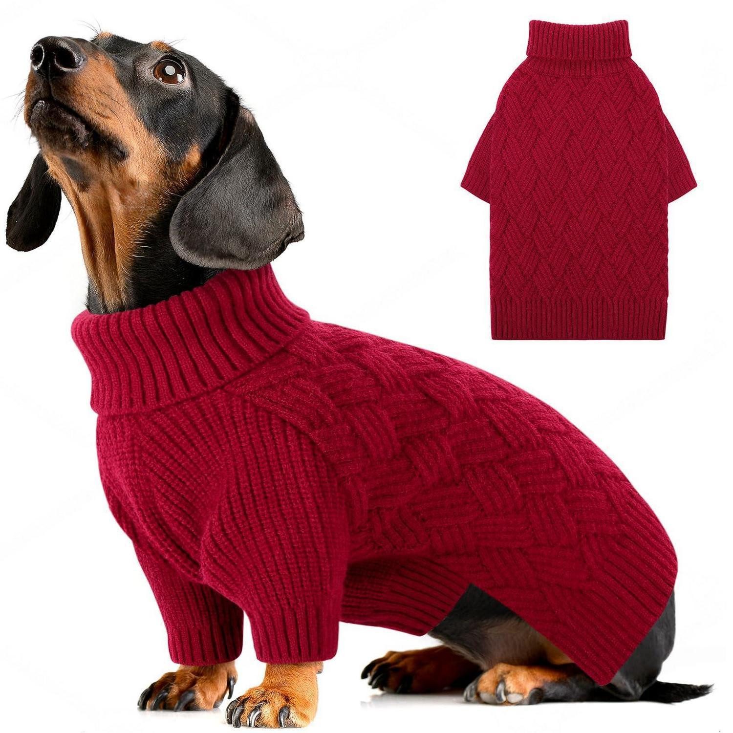 LuxusKollektion Hundepullover Hundepullover XS Rot