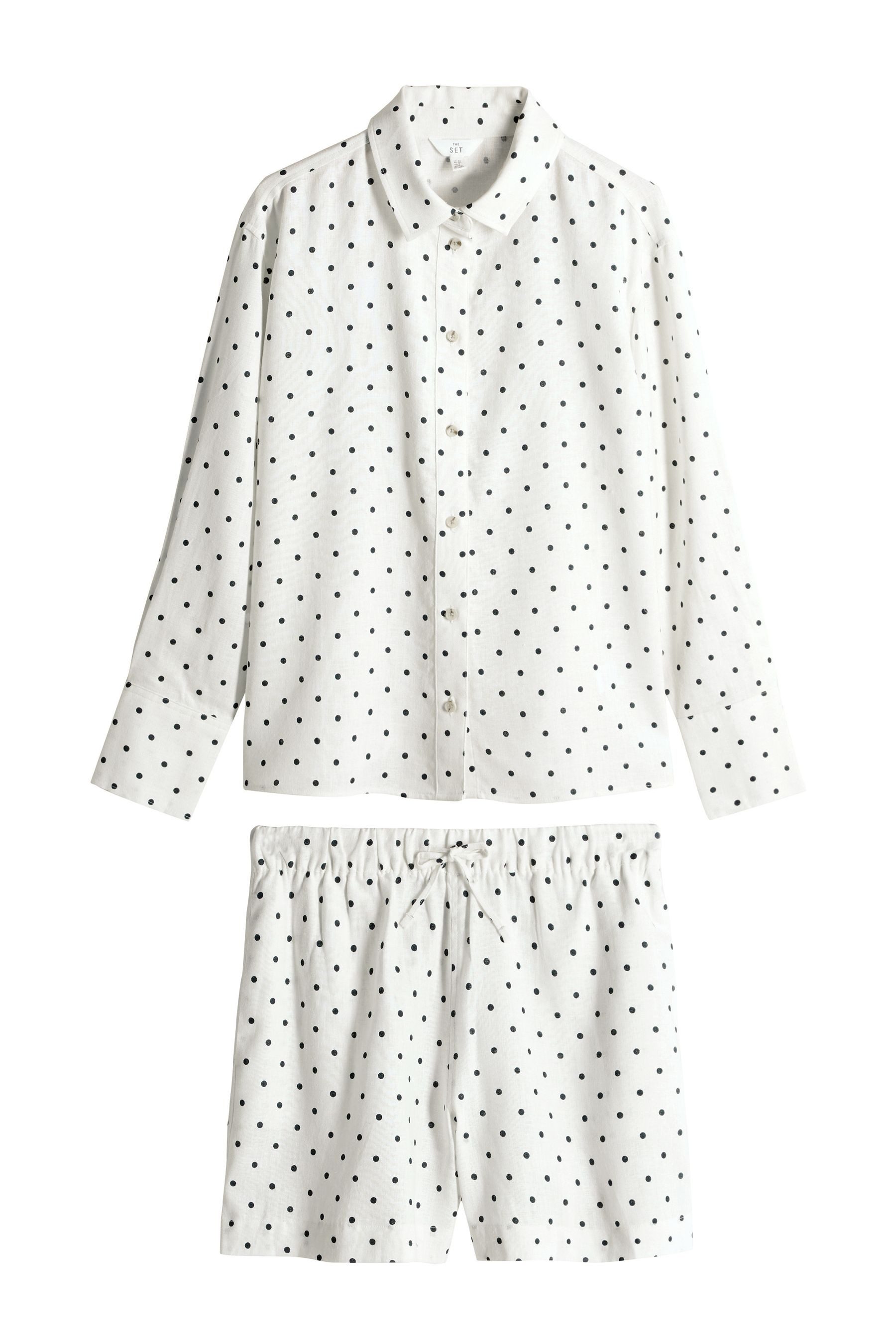 The Set Shirt & Shorts The Set Hemd und Shorts aus Leinenmix im 2er-Set (2- günstig online kaufen