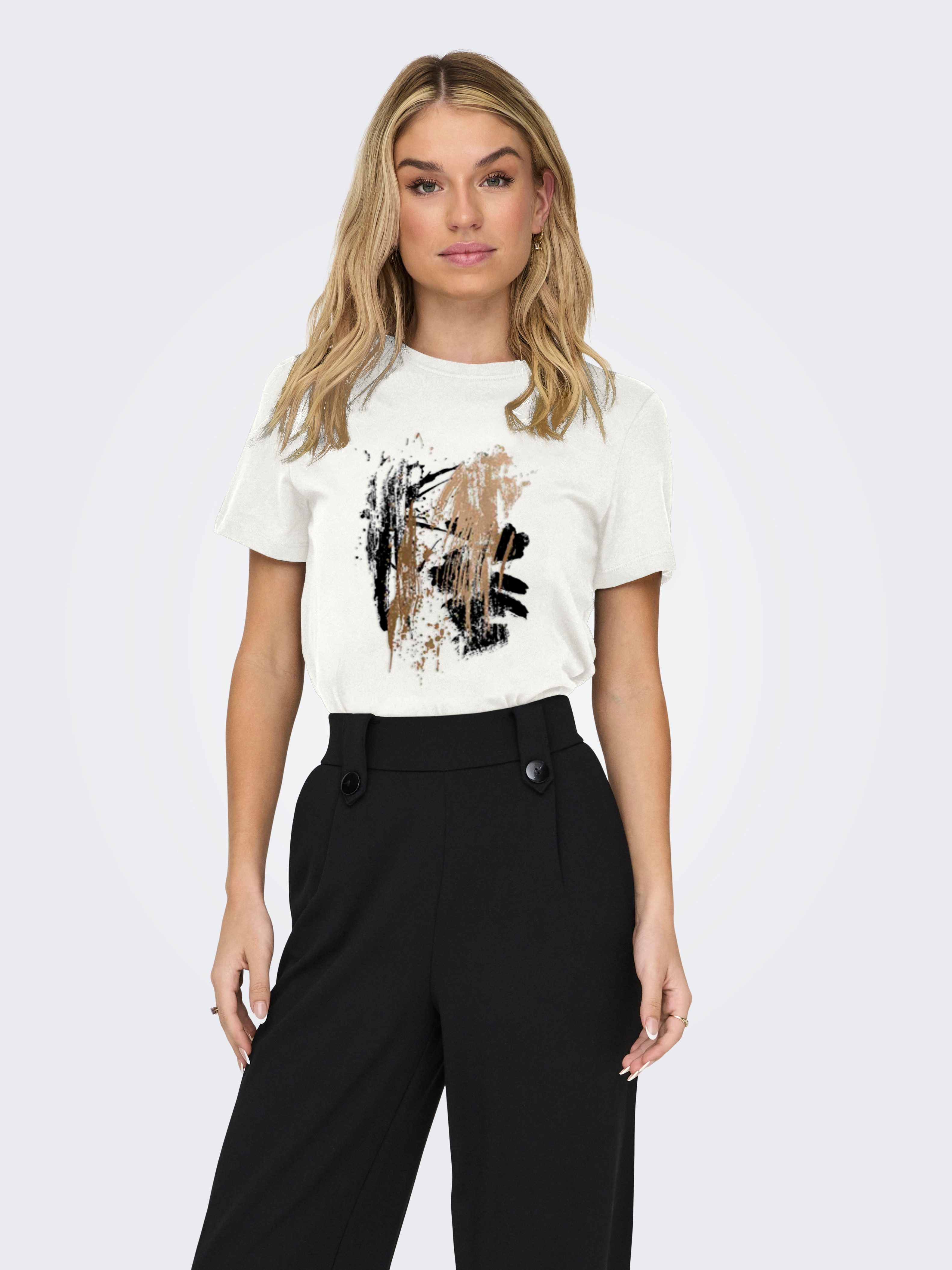 ONLY Kurzarmshirt ONLKITA LIFE REG S/S MIX TOP CS JR