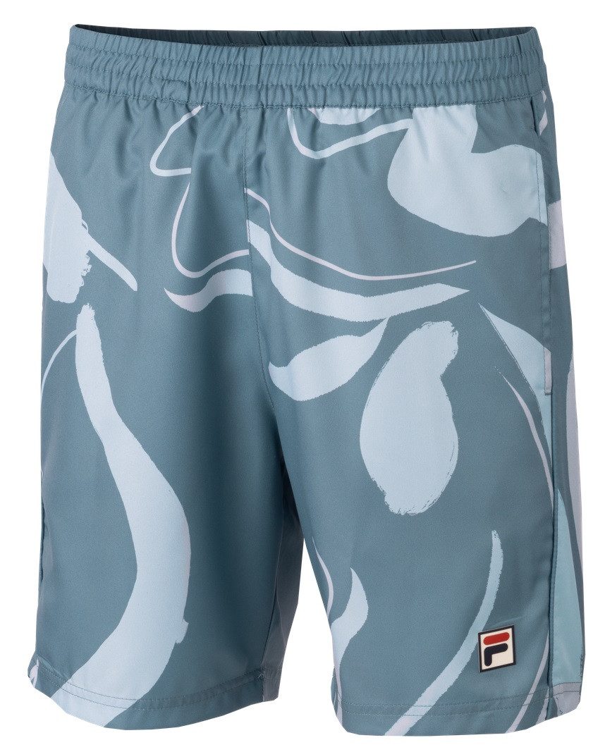 Fila Shorts Tennishose Leo (100% Polyester) kurz blau Herren