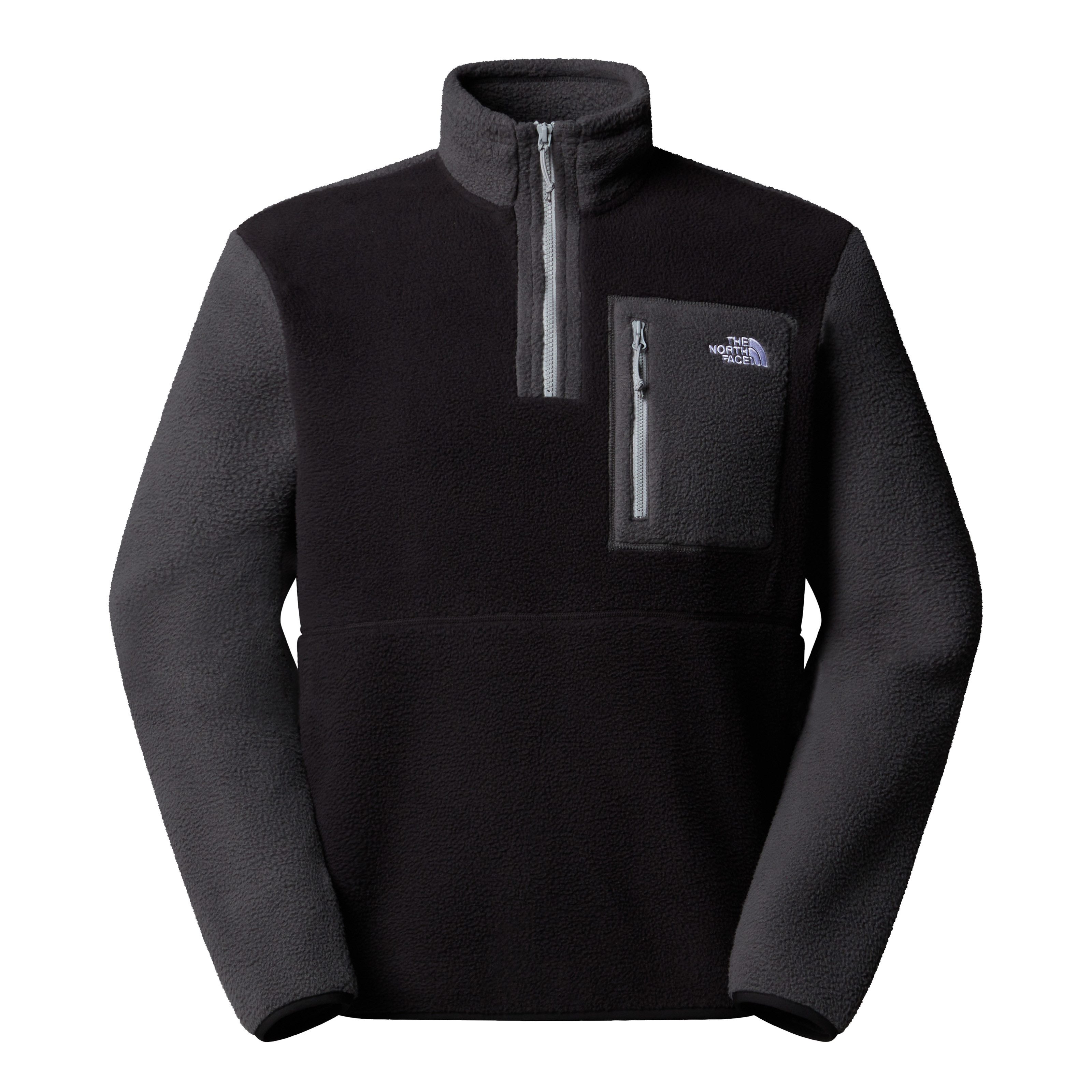 Strickfleece-Pullover M YUMIORI 1/4 ZIP